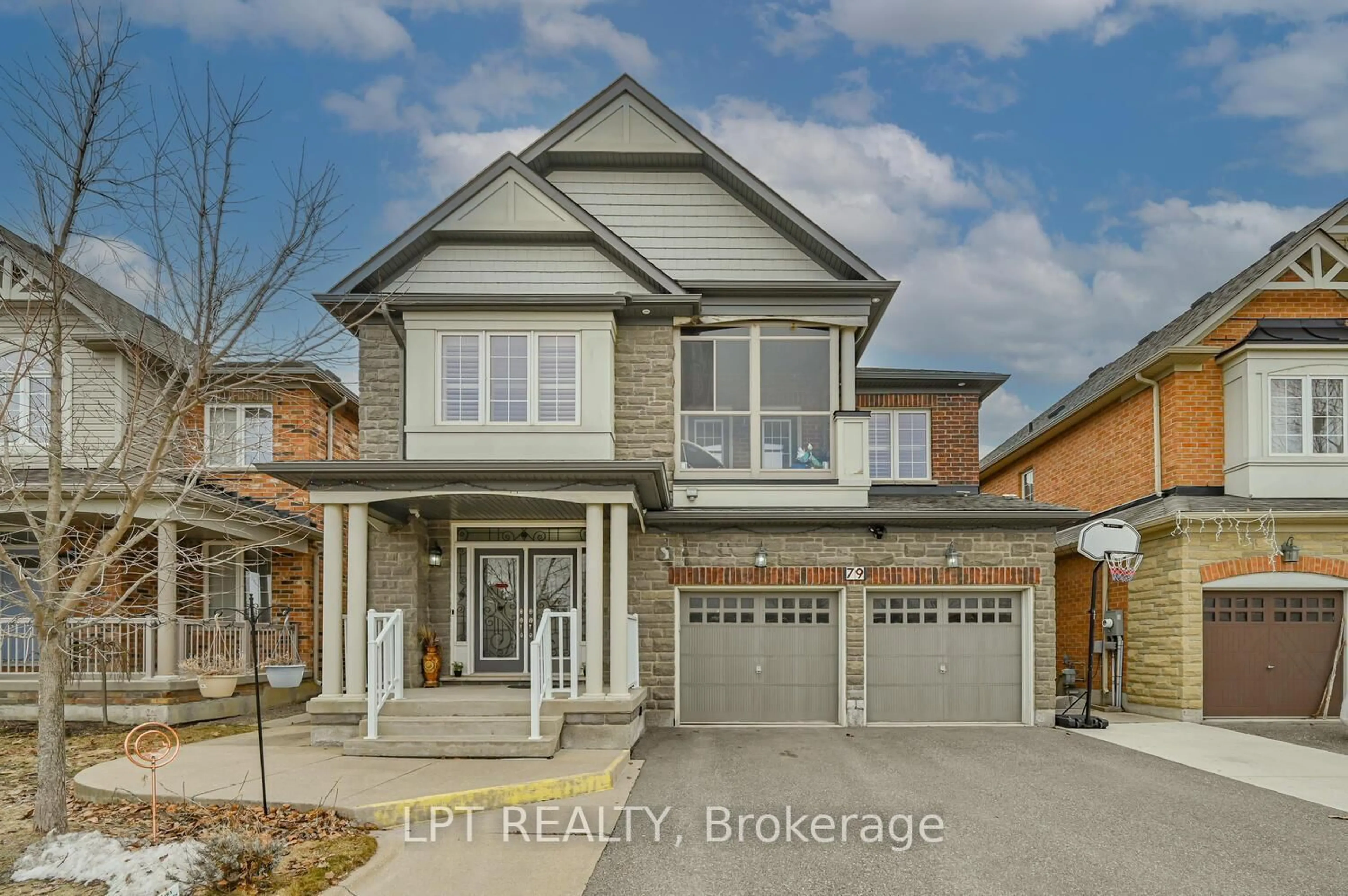 Home with brick exterior material, street for 79 Larson Peak Rd, Caledon Ontario L7C 3P2