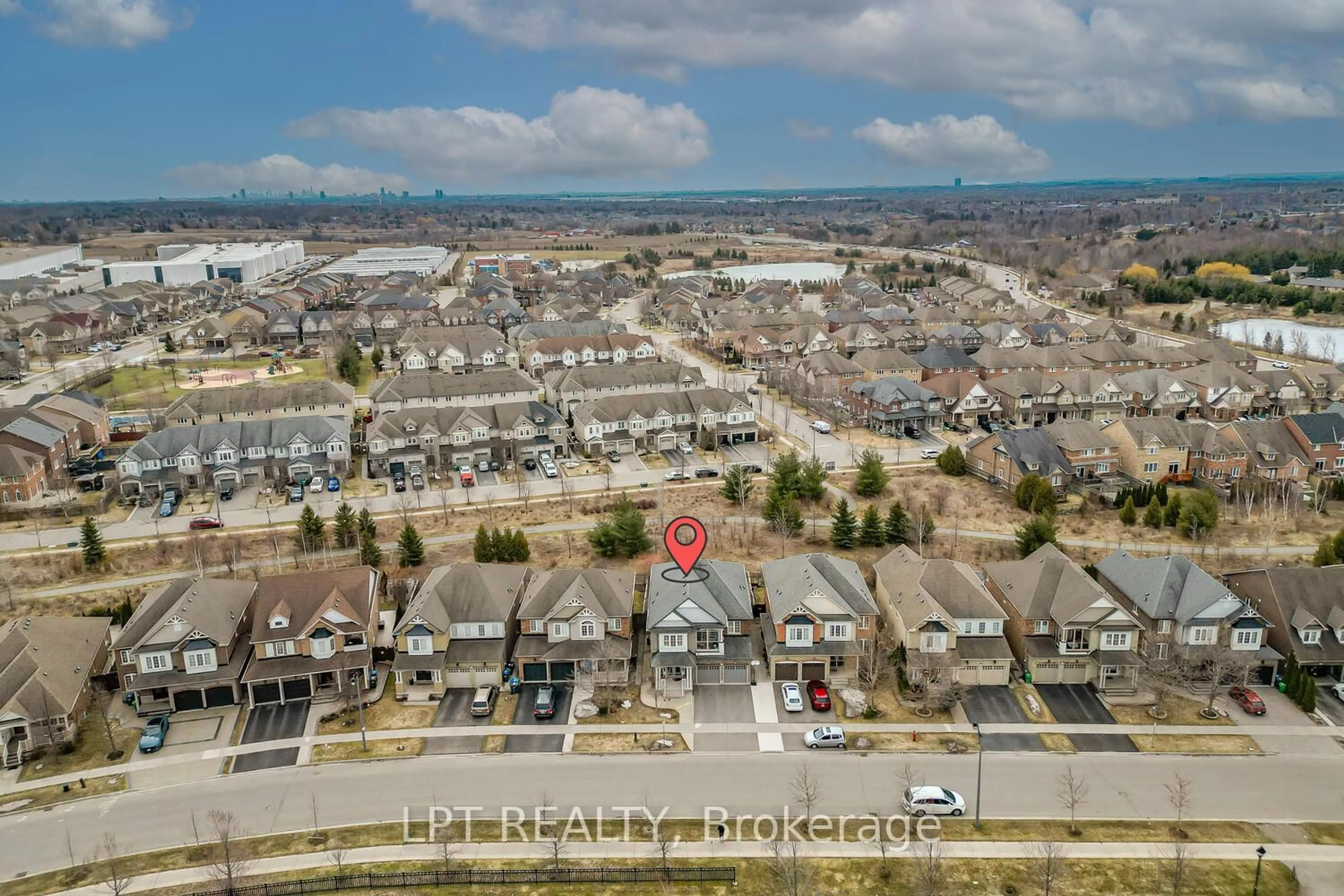 A pic from outside/outdoor area/front of a property/back of a property/a pic from drone, unknown for 79 Larson Peak Rd, Caledon Ontario L7C 3P2