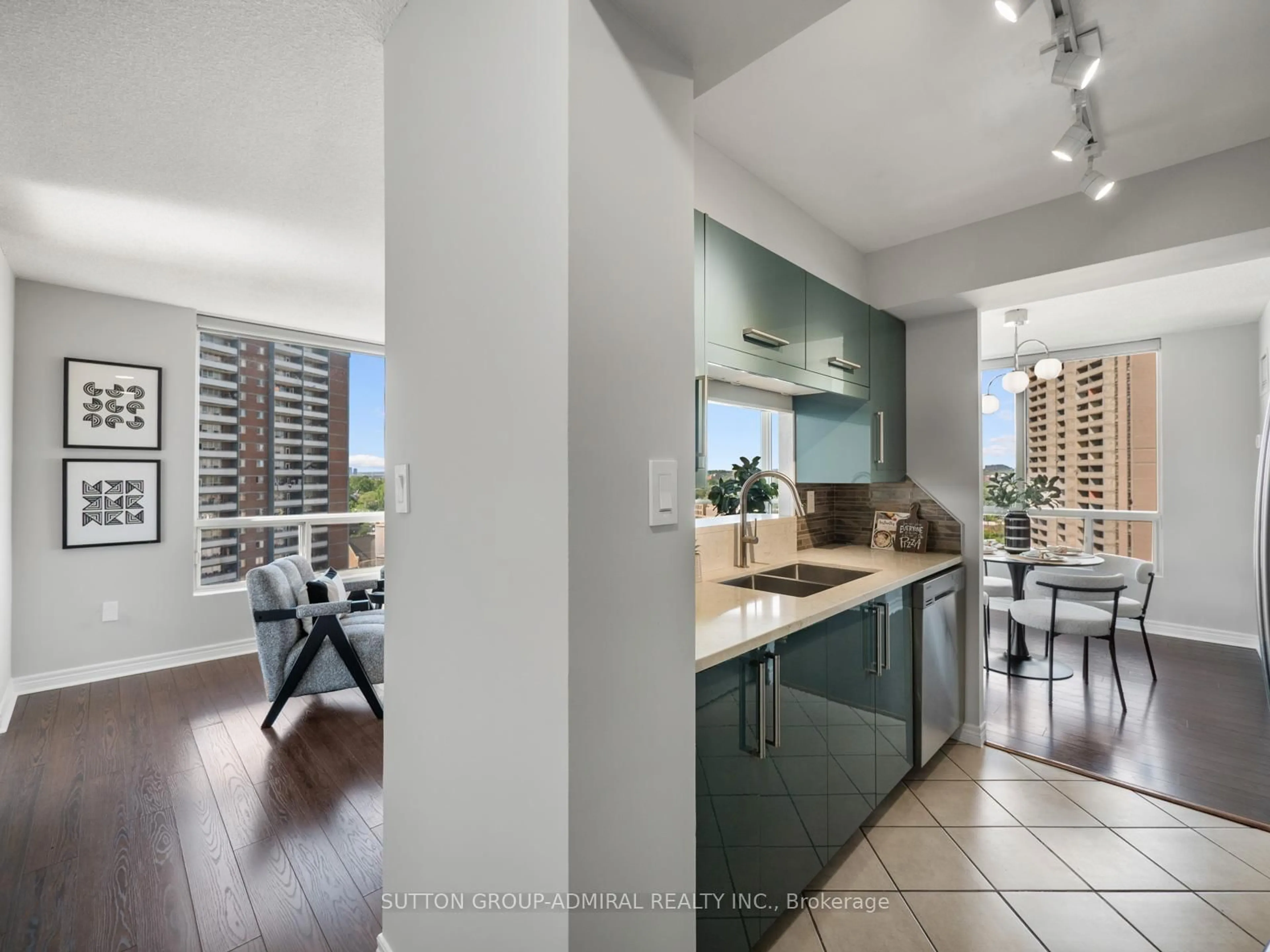 Open concept kitchen, unknown for 3 Hickory Tree Rd #1508, Toronto Ontario M9N 3W5