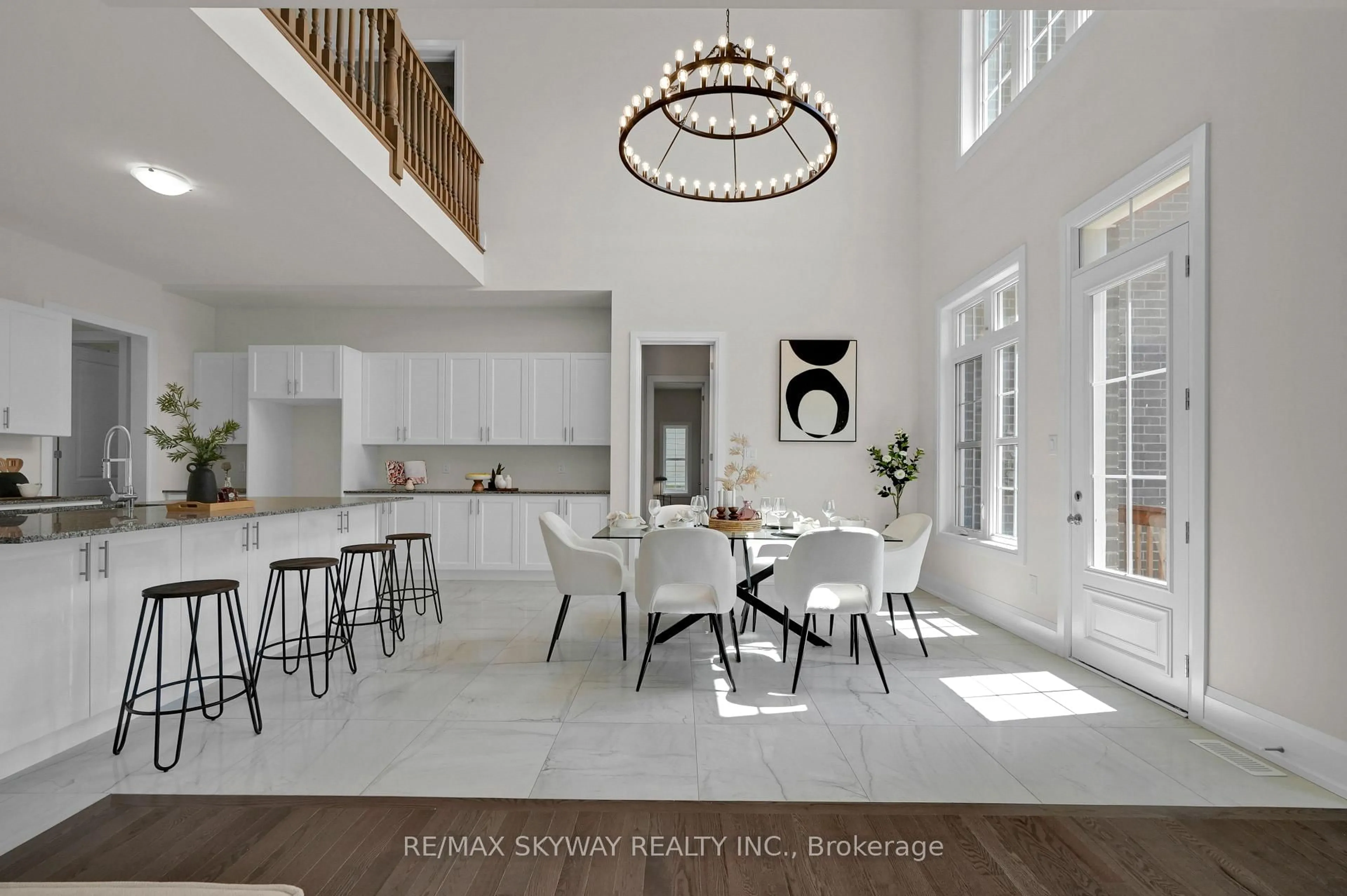 Open concept kitchen, ceramic/tile floor for 27 Gamble St, Halton Hills Ontario L7G 0P3
