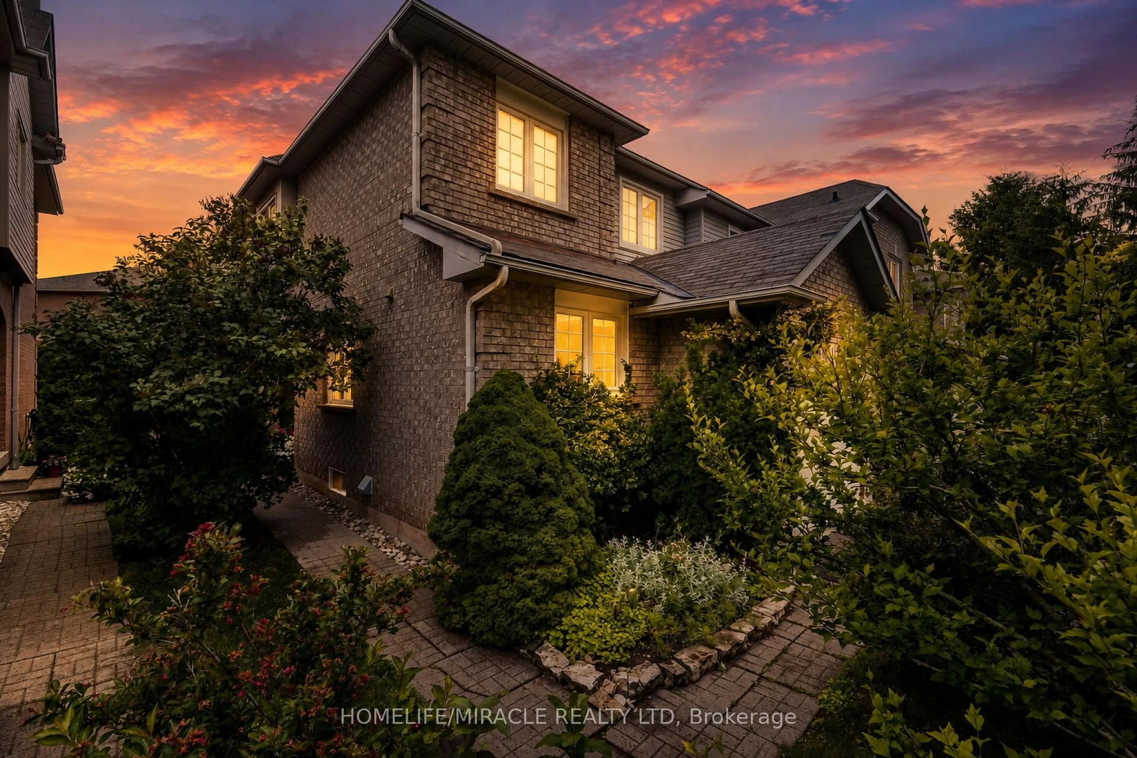 Home with brick exterior material, street for 2447 New Wood Dr, Oakville Ontario L6H 5Y3