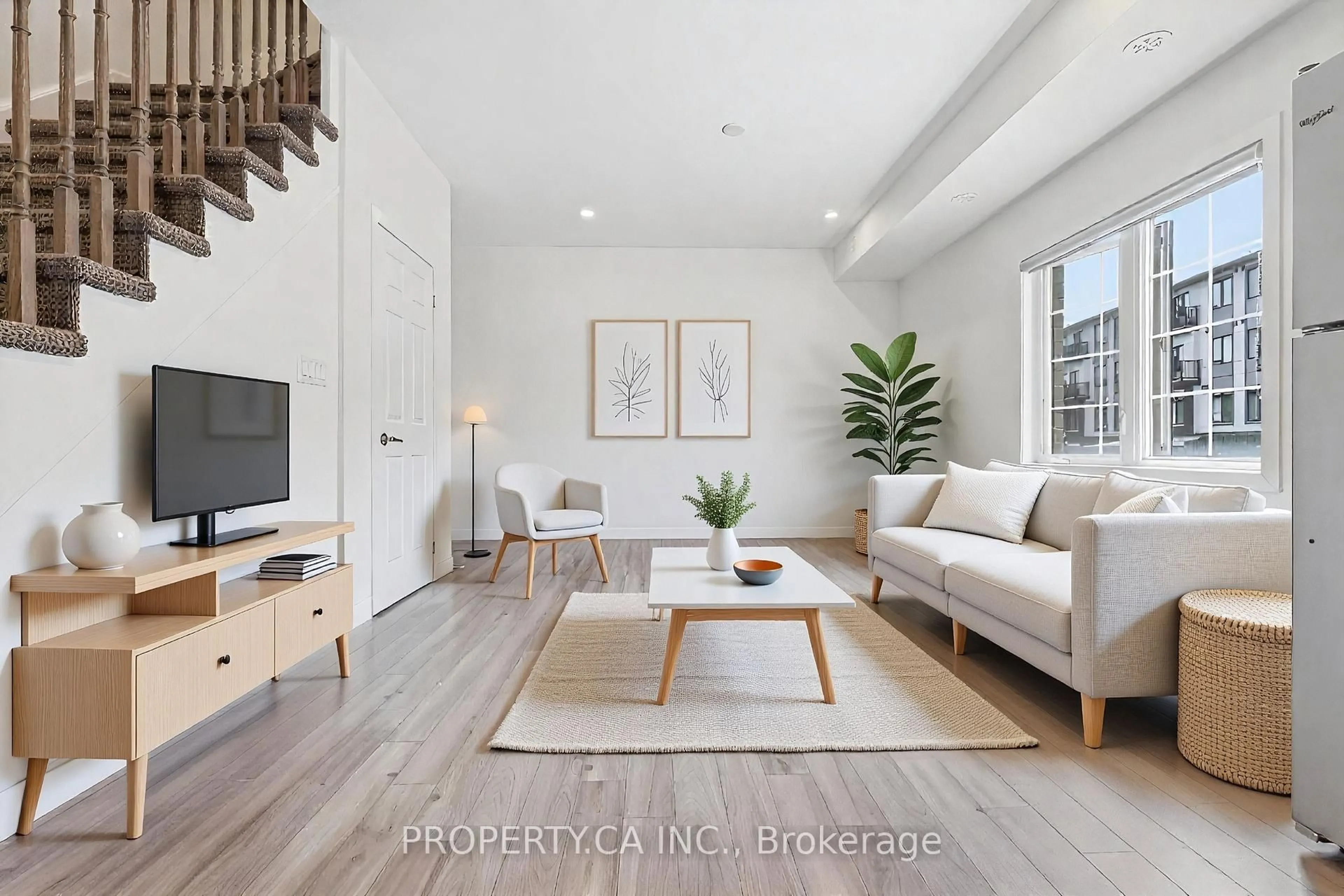 Living room with furniture, unknown for 7 Forbes Ave, Toronto Ontario M6M 0B5