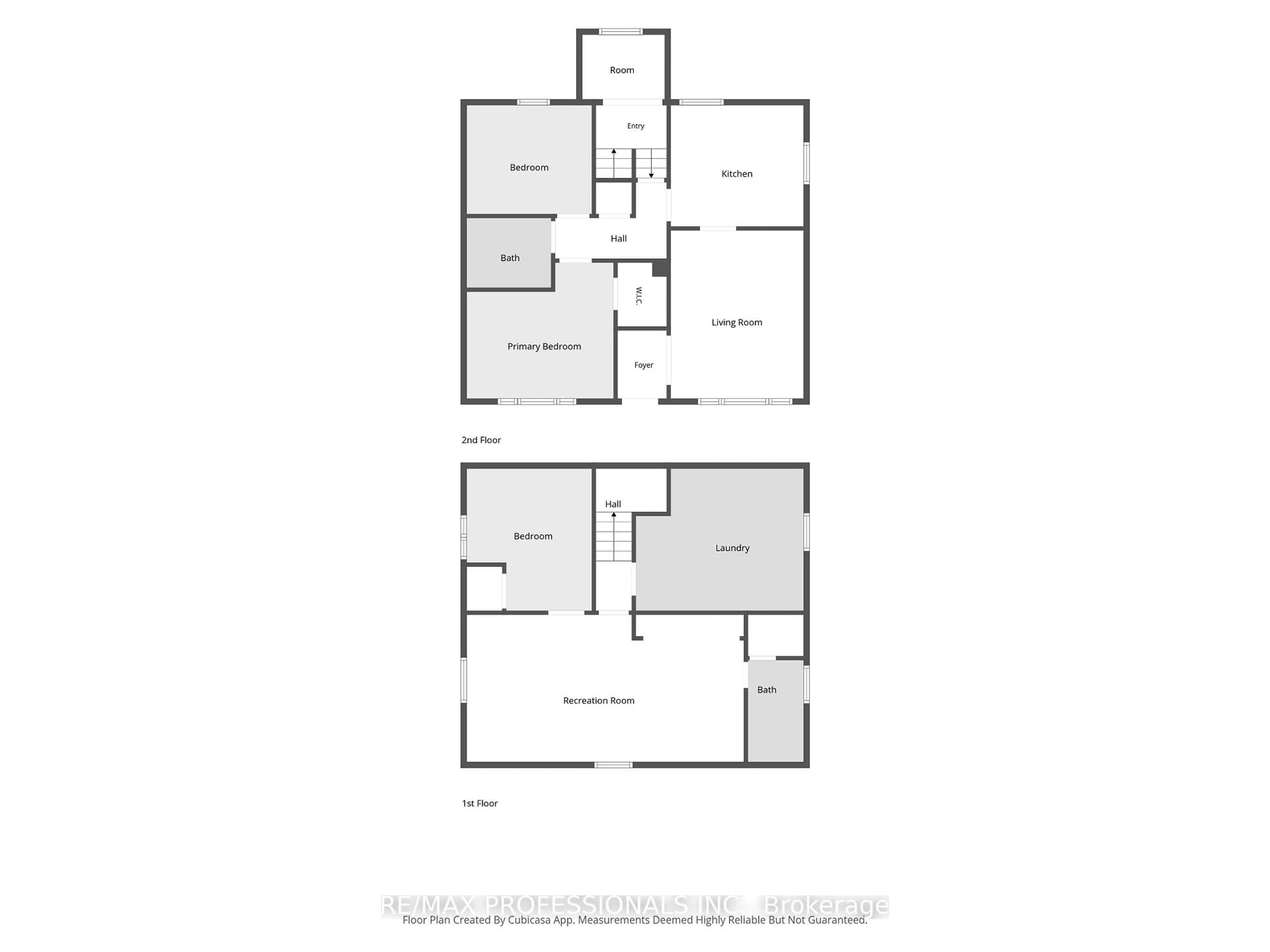 Floor plan for 1045 Helena St, Burlington Ontario M7R 3V5