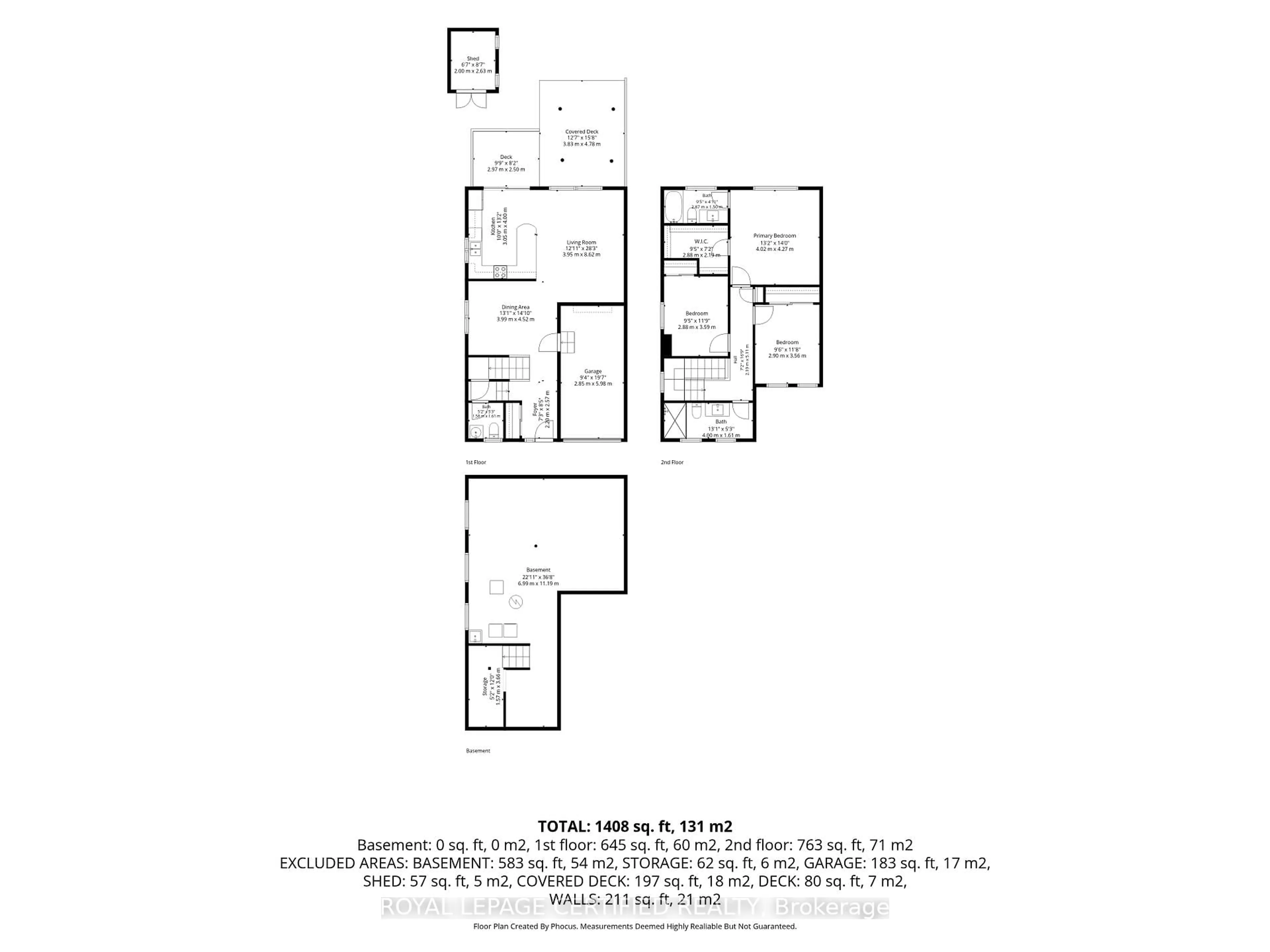 Floor plan for 1149 Barr Cres, Milton Ontario L9T 6X8