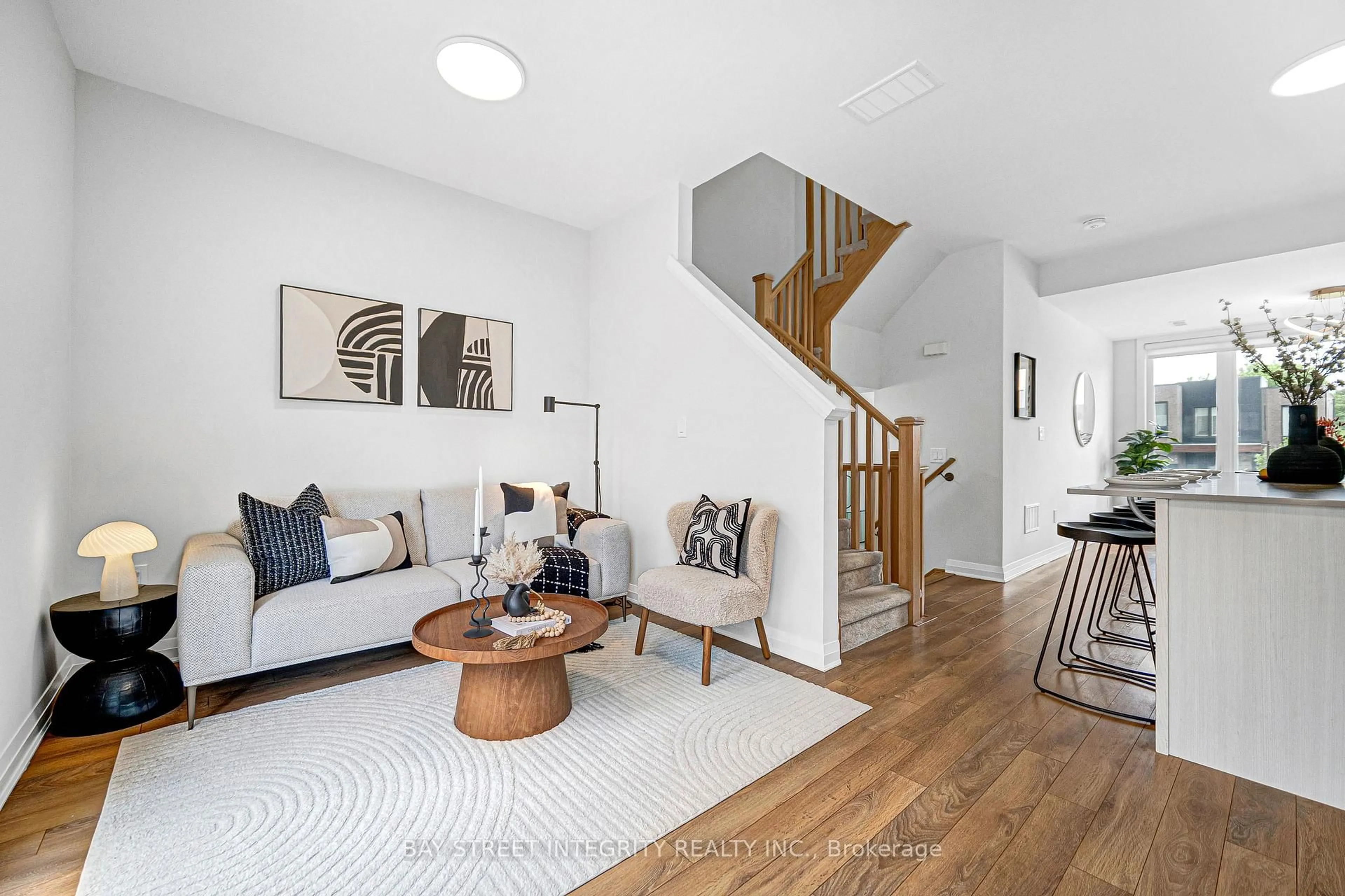 Living room with furniture, unknown for 139 Stanley Greene Blvd, Toronto Ontario M3K 0A7