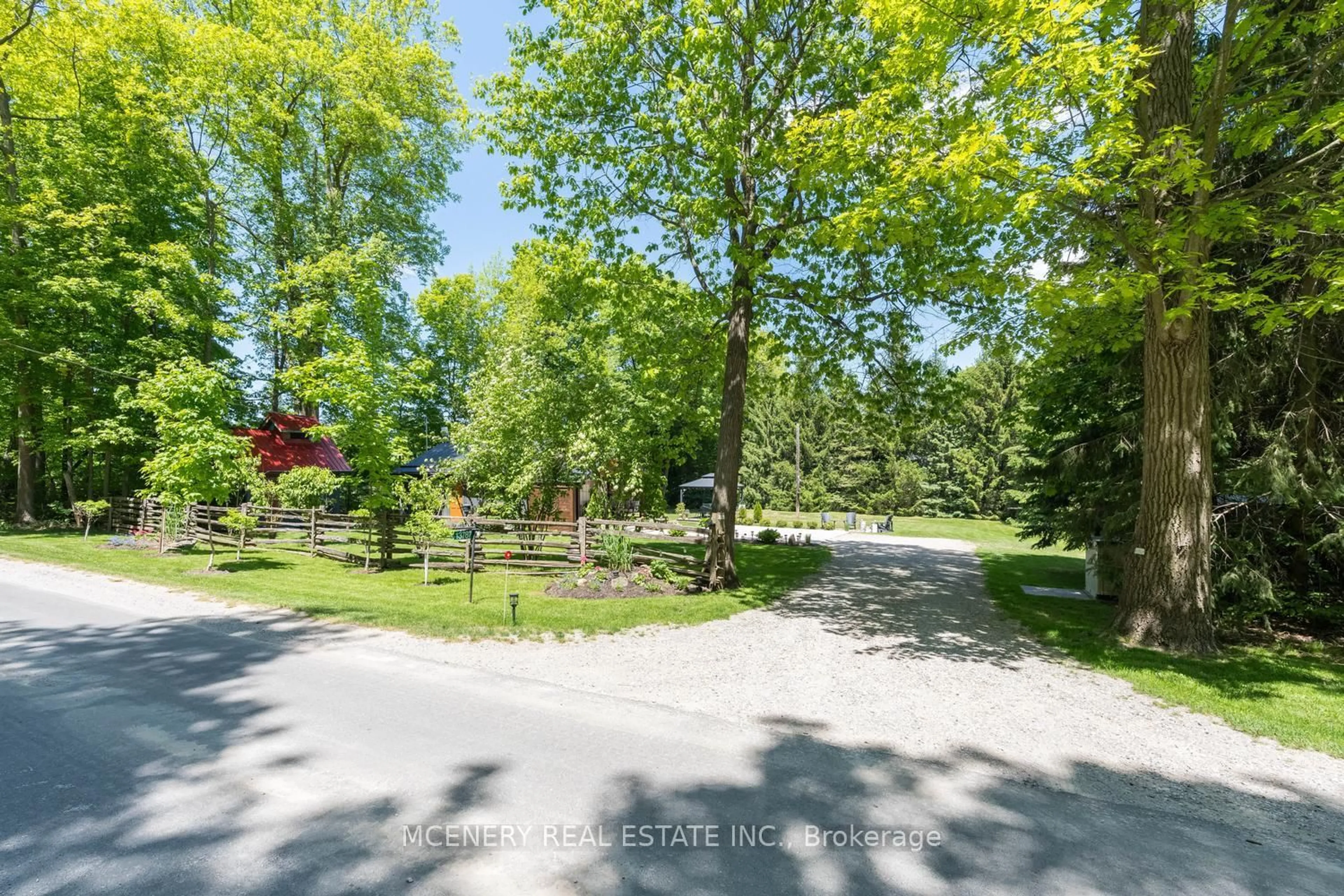 A pic from outside/outdoor area/front of a property/back of a property/a pic from drone, forest/trees view for 13787 9TH Line, Halton Hills Ontario L7G 4S8