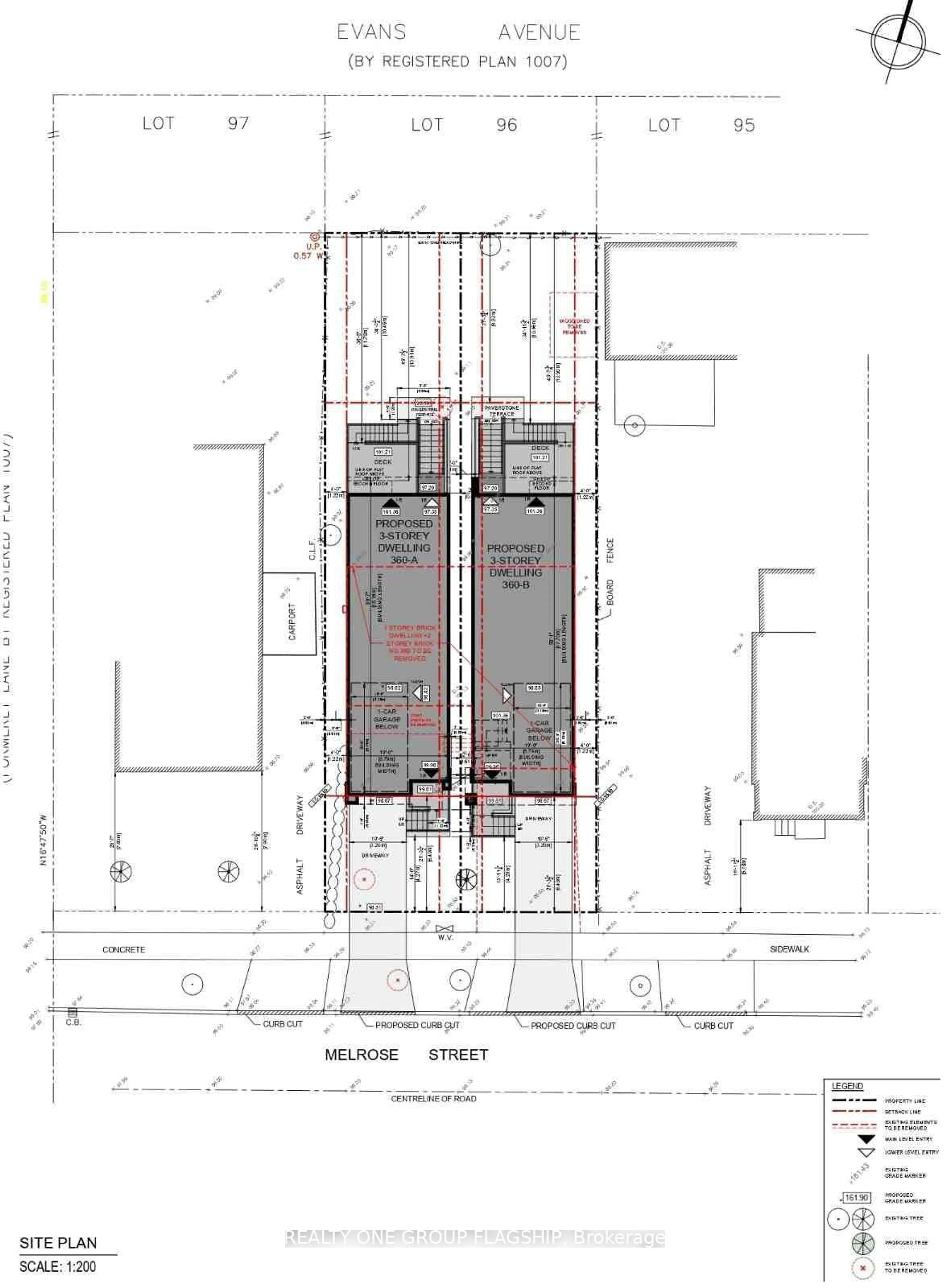 Floor plan for 360 Melrose St, Toronto Ontario M8Z 1G8