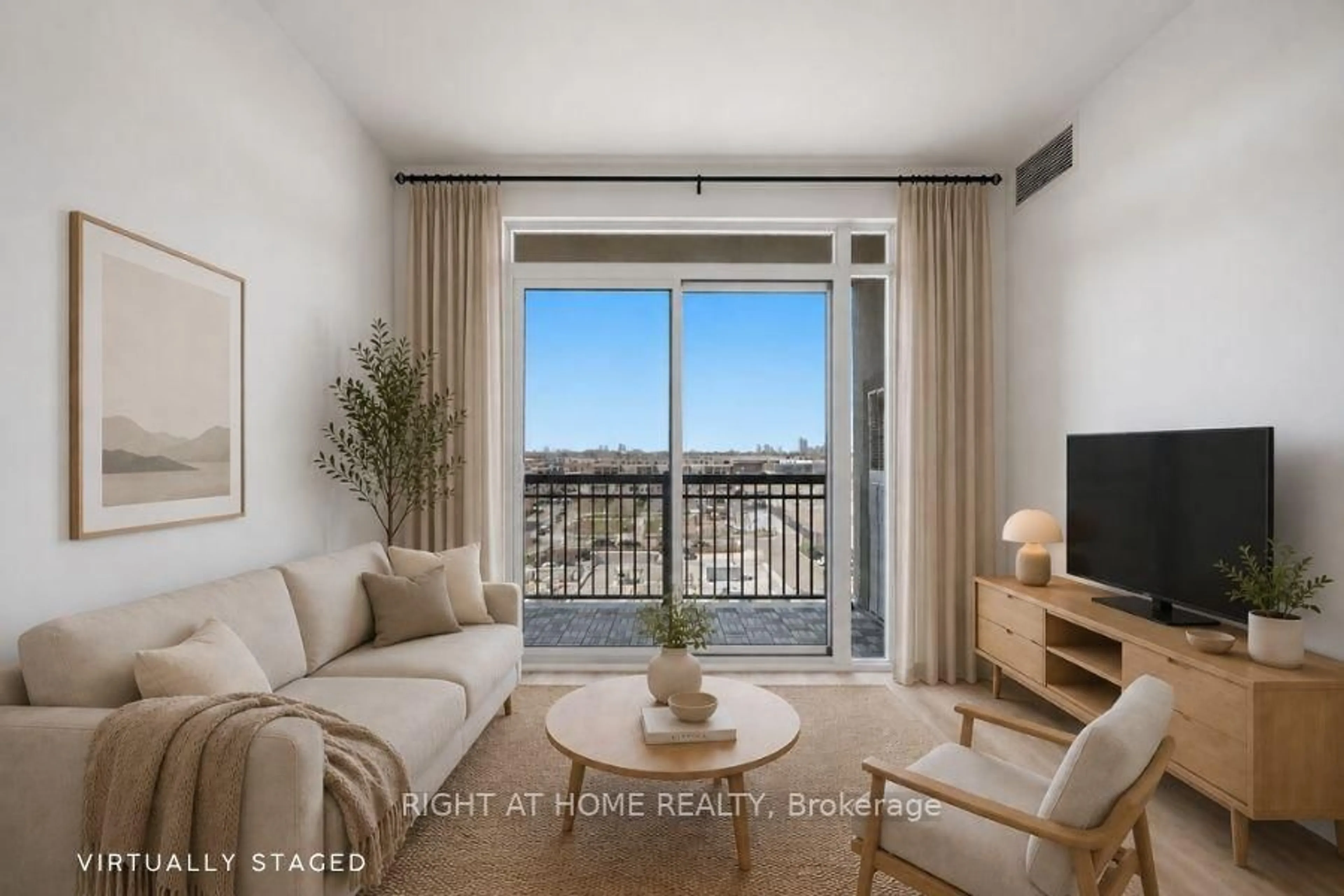 Living room with furniture, unknown for 3563 Lake Shore Blvd #703, Toronto Ontario M8W 0A3