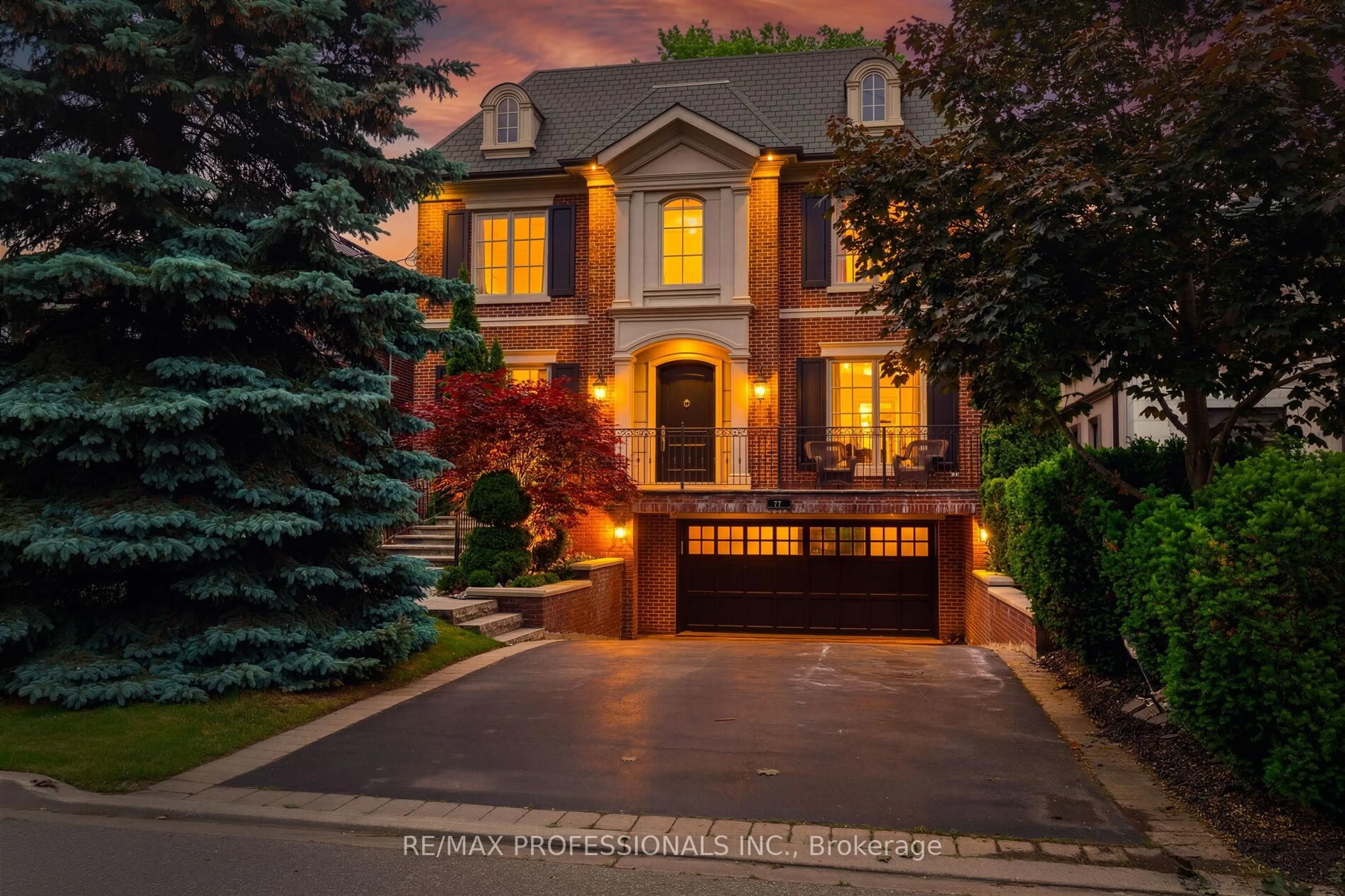 Home with brick exterior material, street for 77 Haliburton Ave, Toronto Ontario M9B 4Y6
