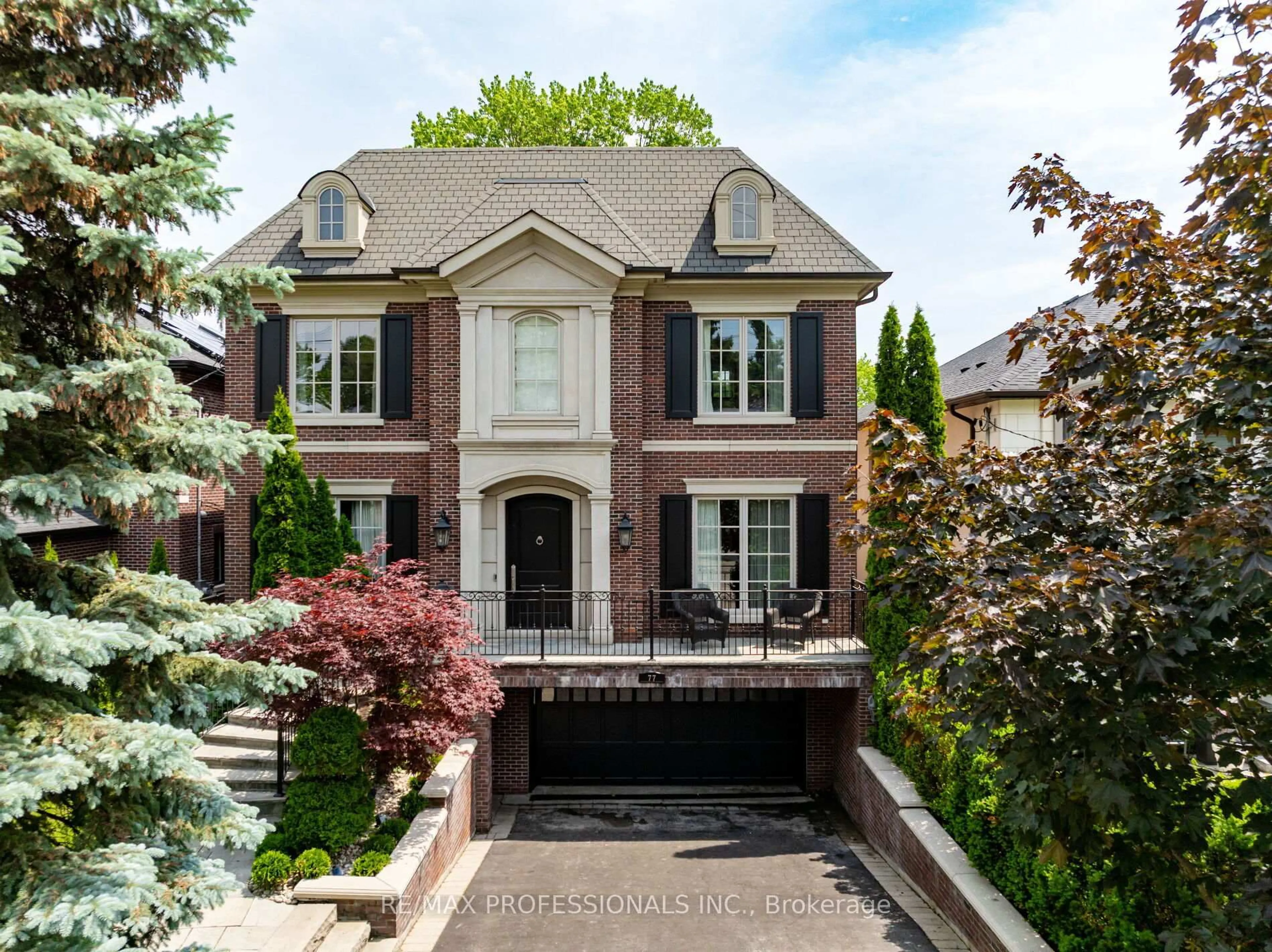 Home with brick exterior material, street for 77 Haliburton Ave, Toronto Ontario M9B 4Y6