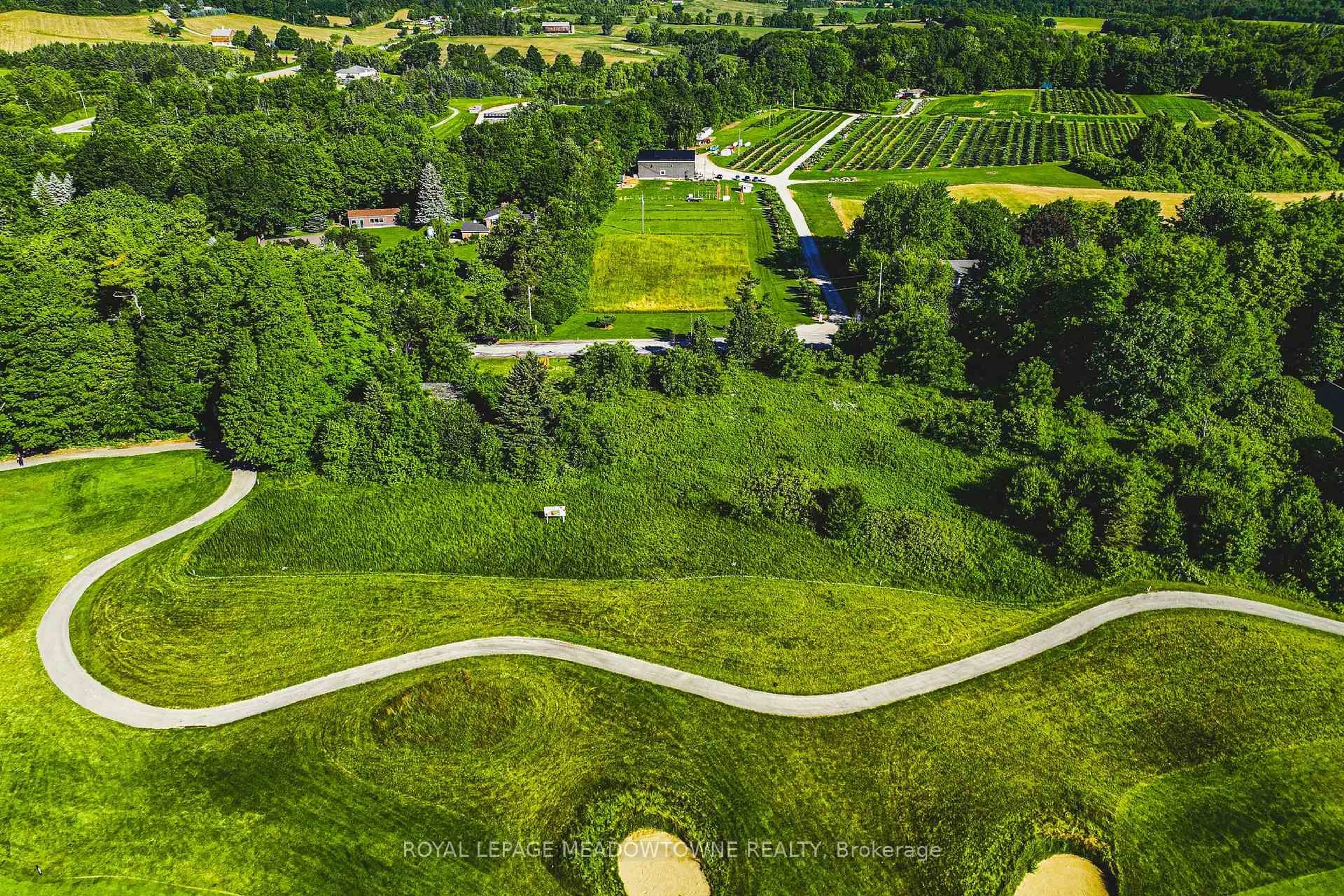 A pic from outside/outdoor area/front of a property/back of a property/a pic from drone, forest/trees view for 8220 10 Sdrd, Halton Hills Ontario L9T 2X7