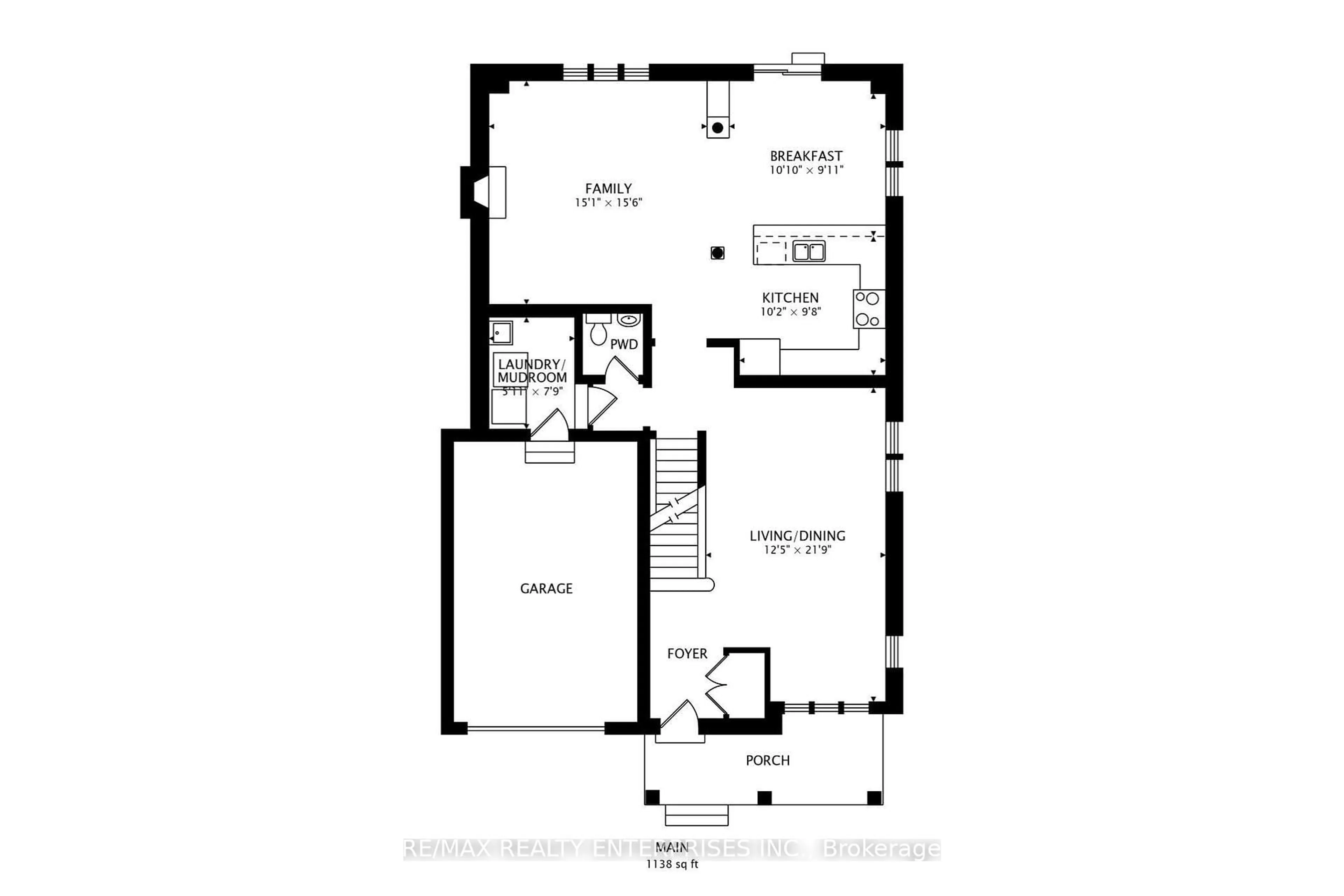 Floor plan for 1613 Northmount Ave, Mississauga Ontario L5E 1Y9