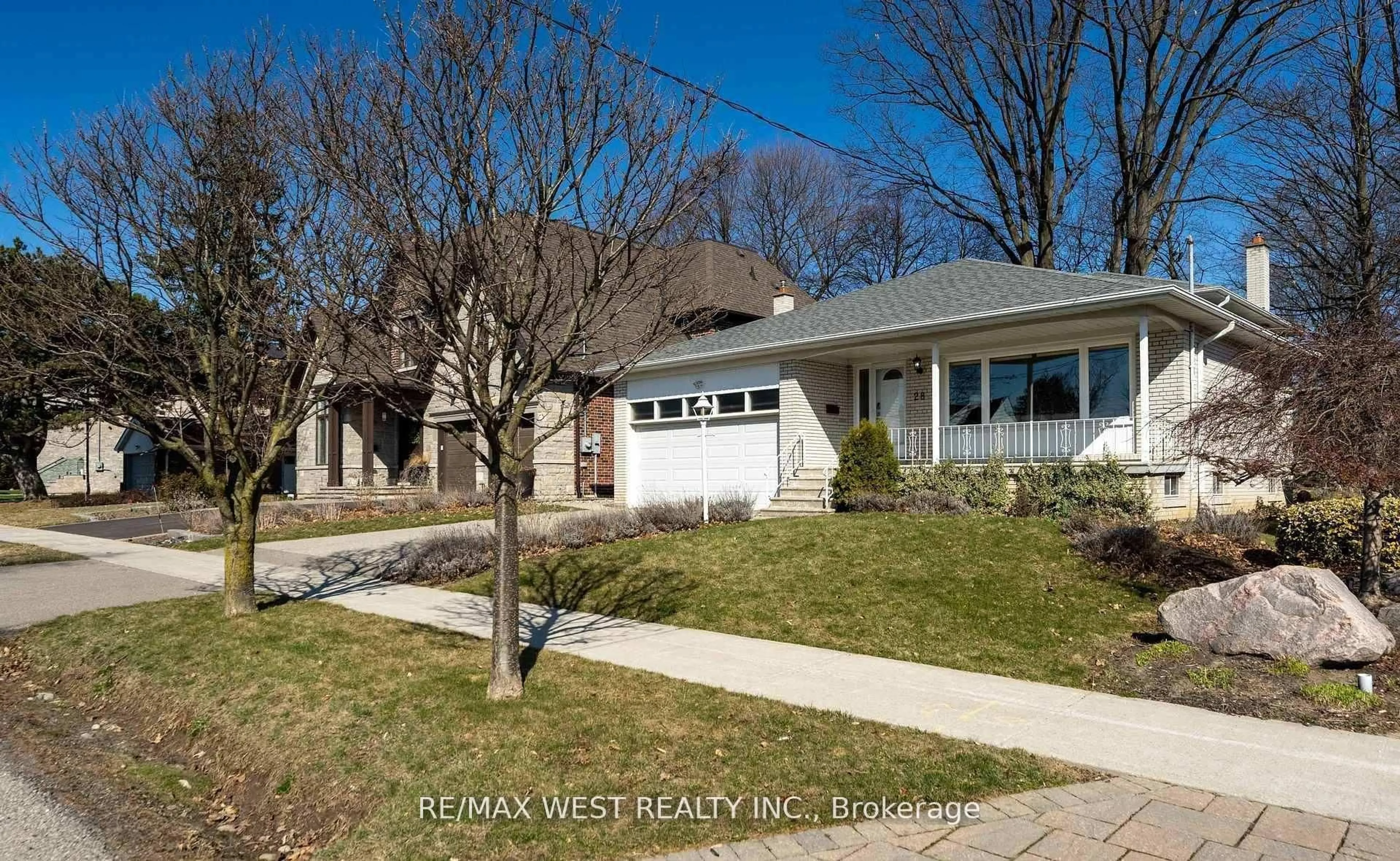 Home with brick exterior material, street for 28 Braywin Dr, Toronto Ontario M9P 2N9