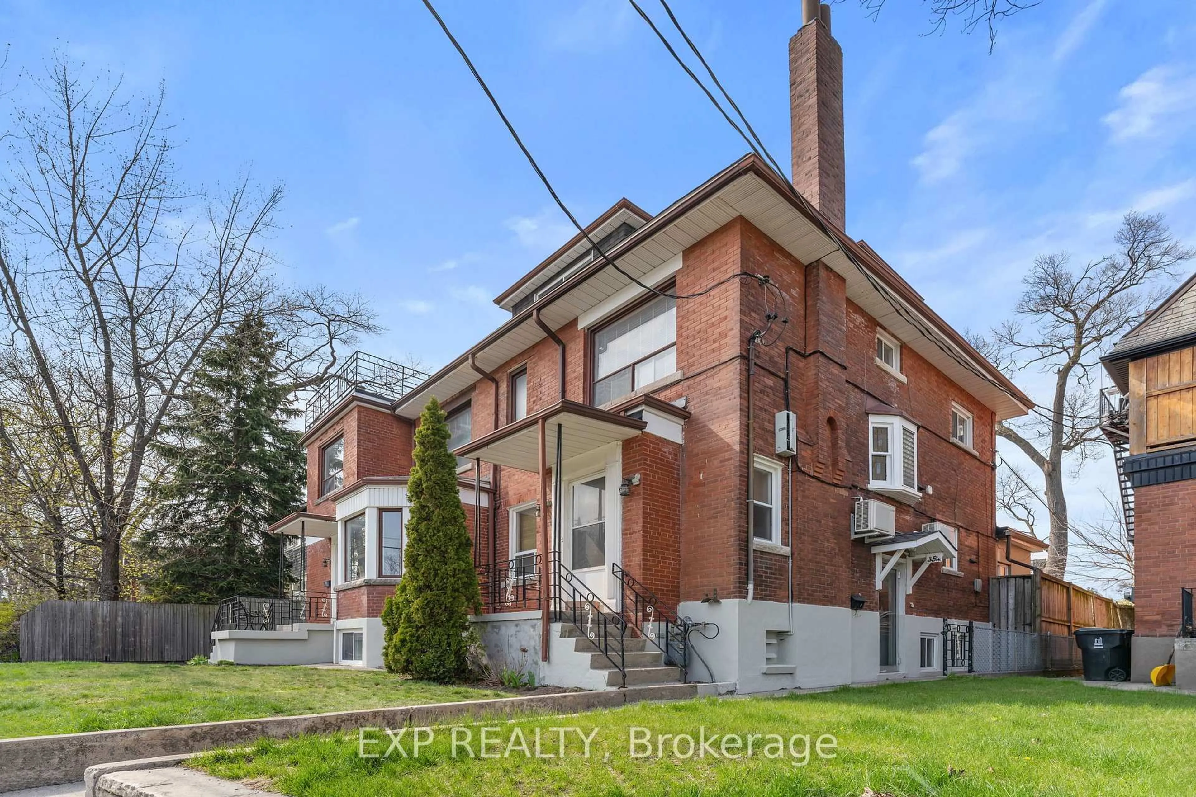 Home with brick exterior material, building for 354 Annette St, Toronto Ontario M6P 1R5