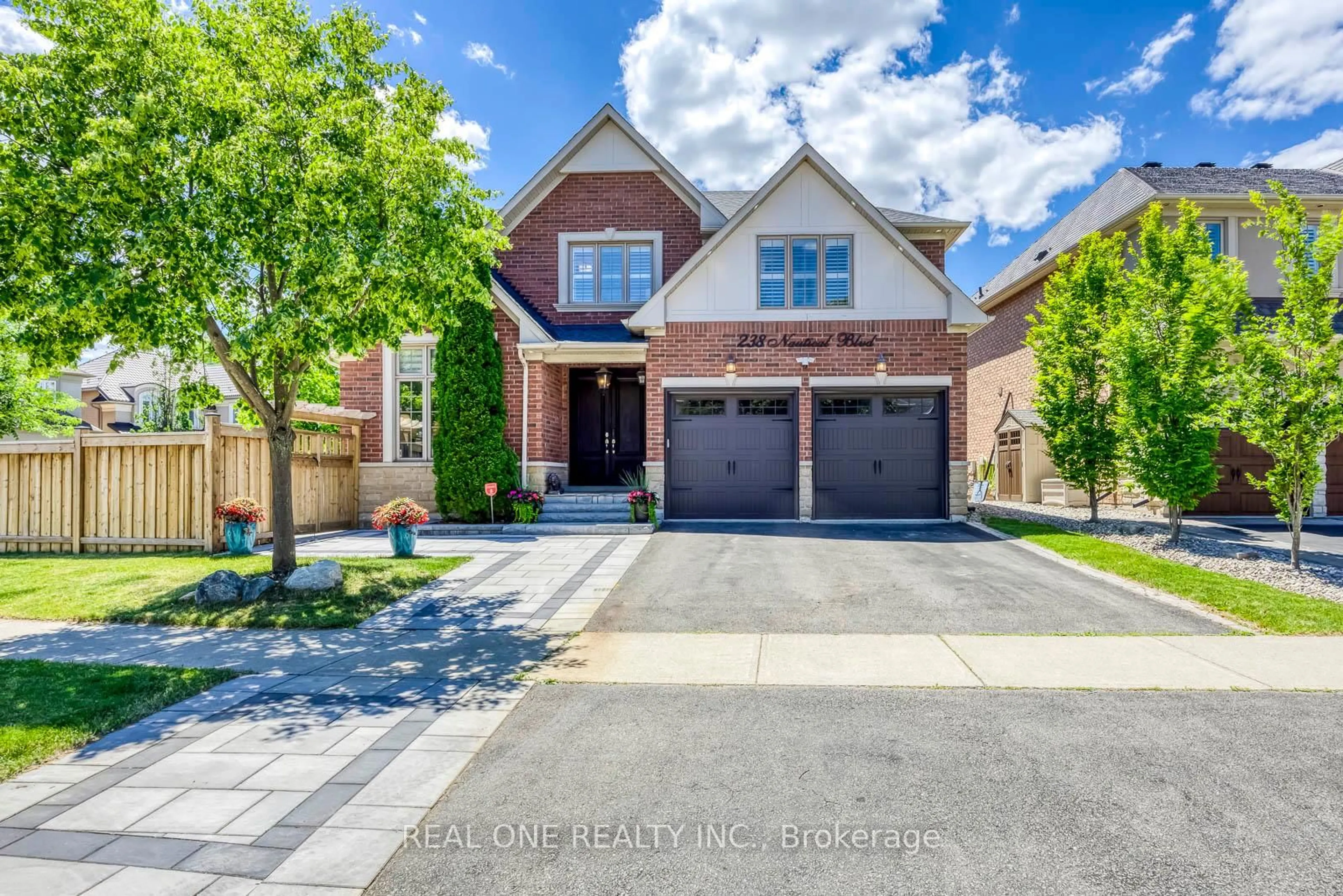 Home with brick exterior material, street for 238 Nautical Blvd, Oakville Ontario L6L 0B9