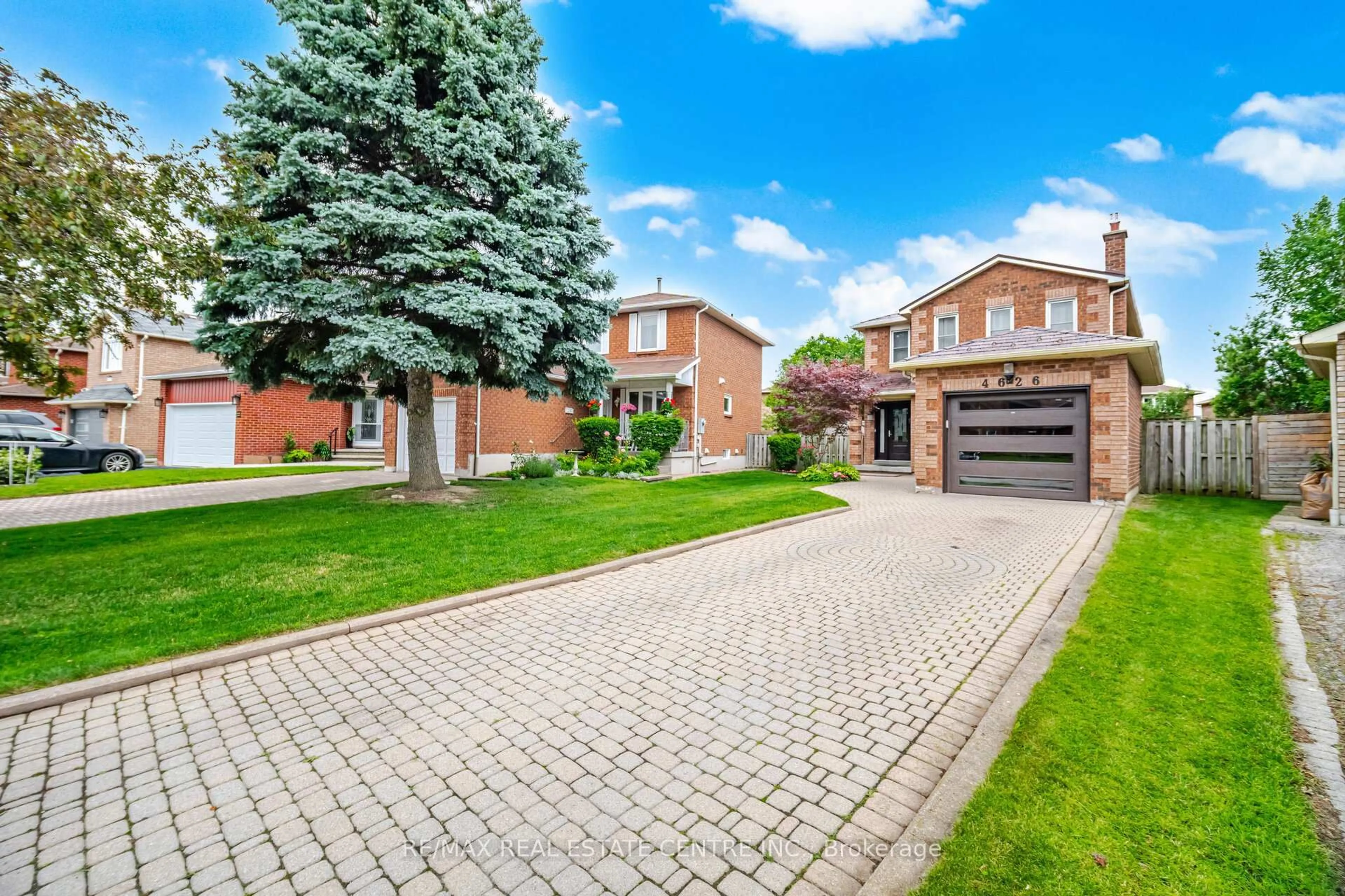 Home with brick exterior material, street for 4626 Pemmican Tr, Mississauga Ontario L4Z 2L9