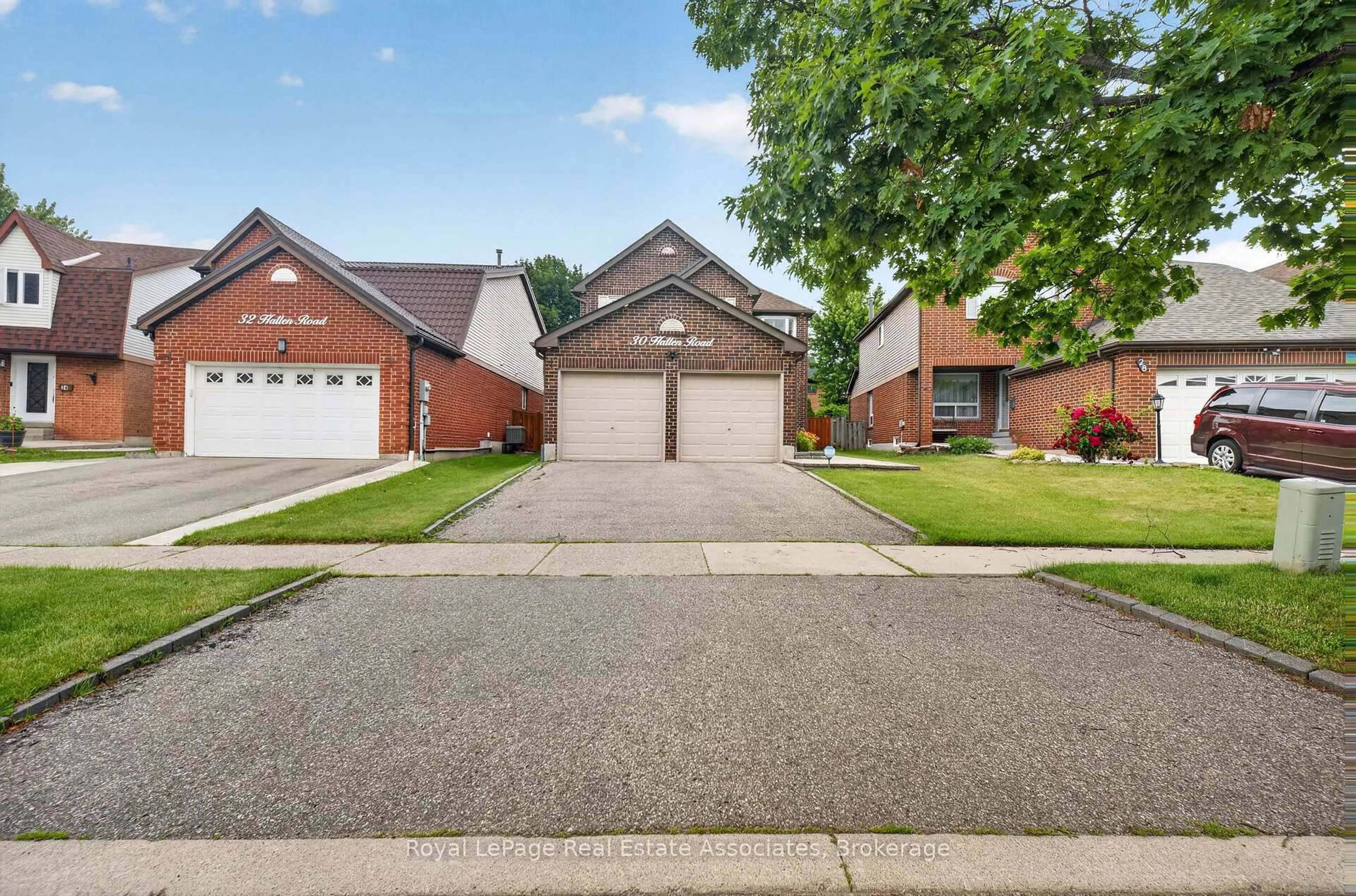 Home with brick exterior material, street for 30 Hallen Rd, Brampton Ontario L6Y 2V6