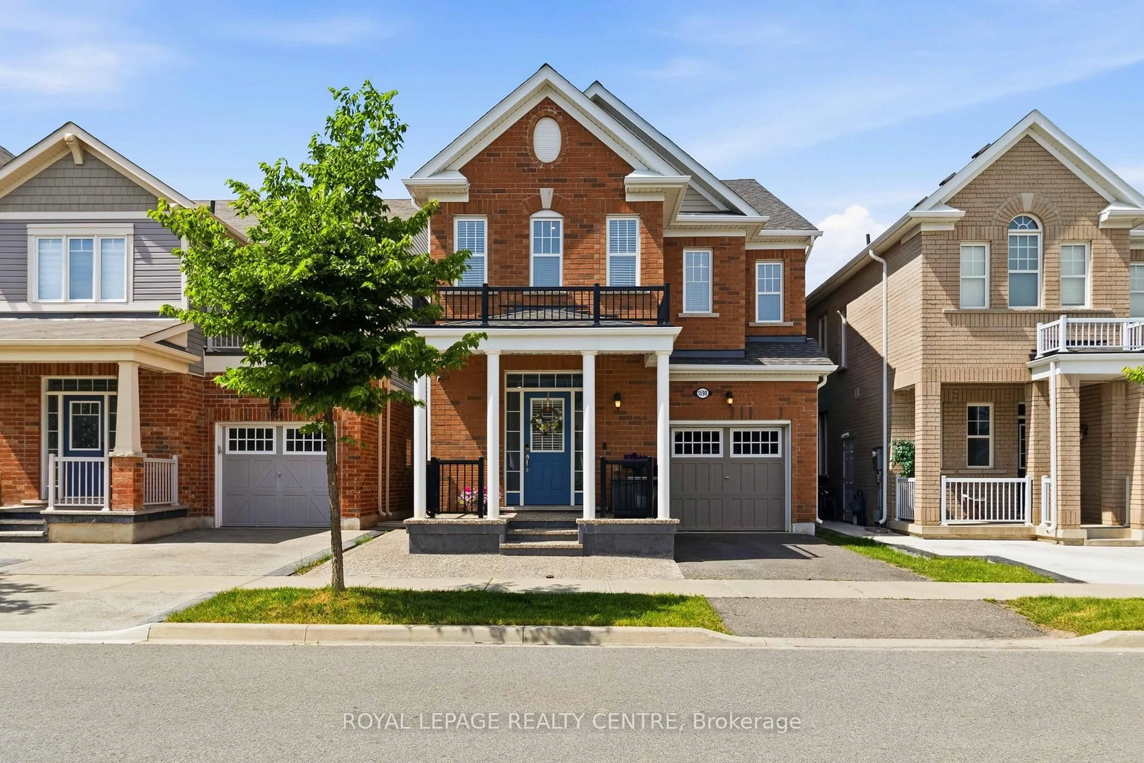 Home with brick exterior material, street for 1590 Clitherow Dr, Milton Ontario L9E 0A2