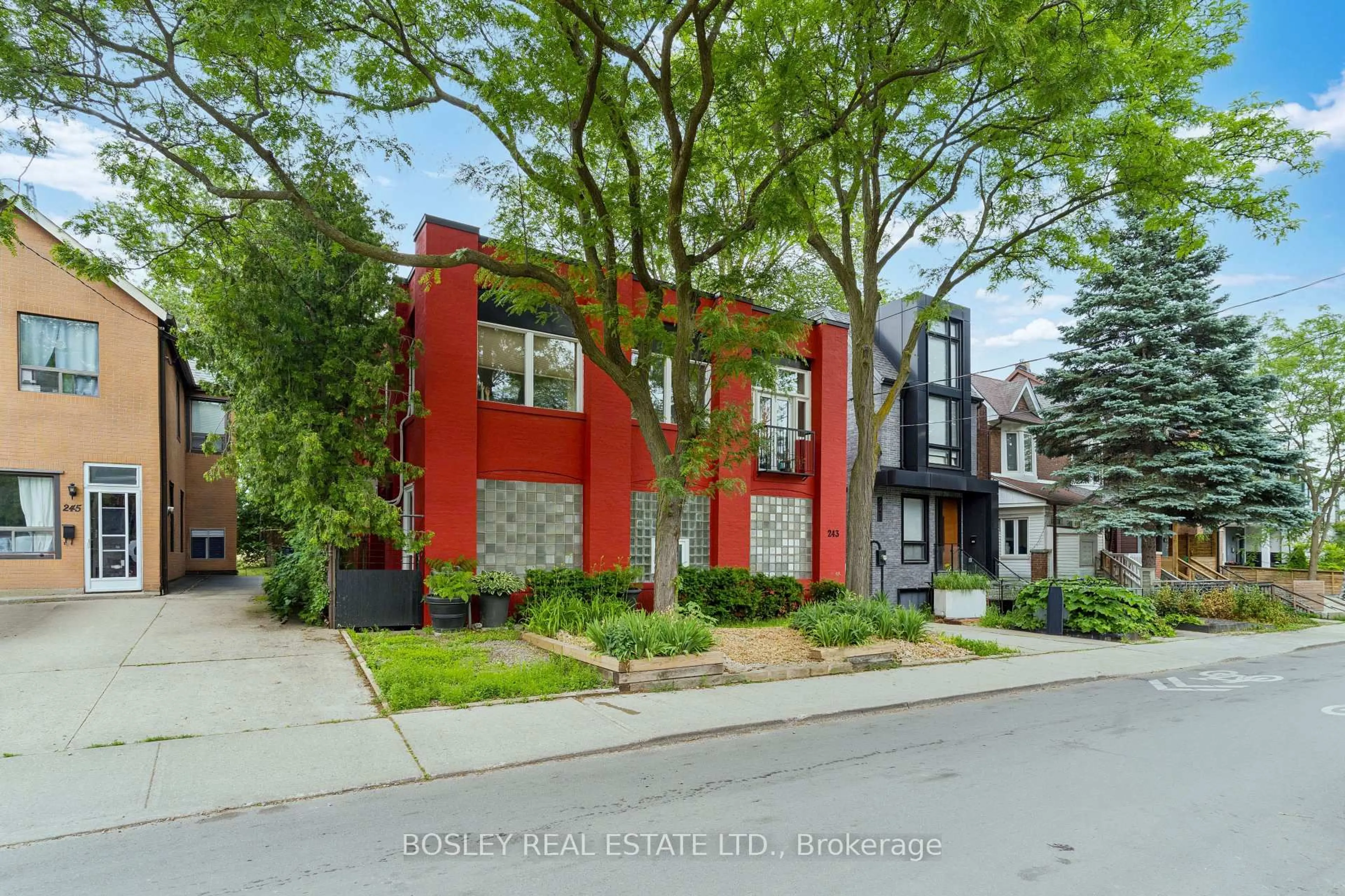Home with brick exterior material, street for 243 Macdonell Ave #6, Toronto Ontario M6R 2A9