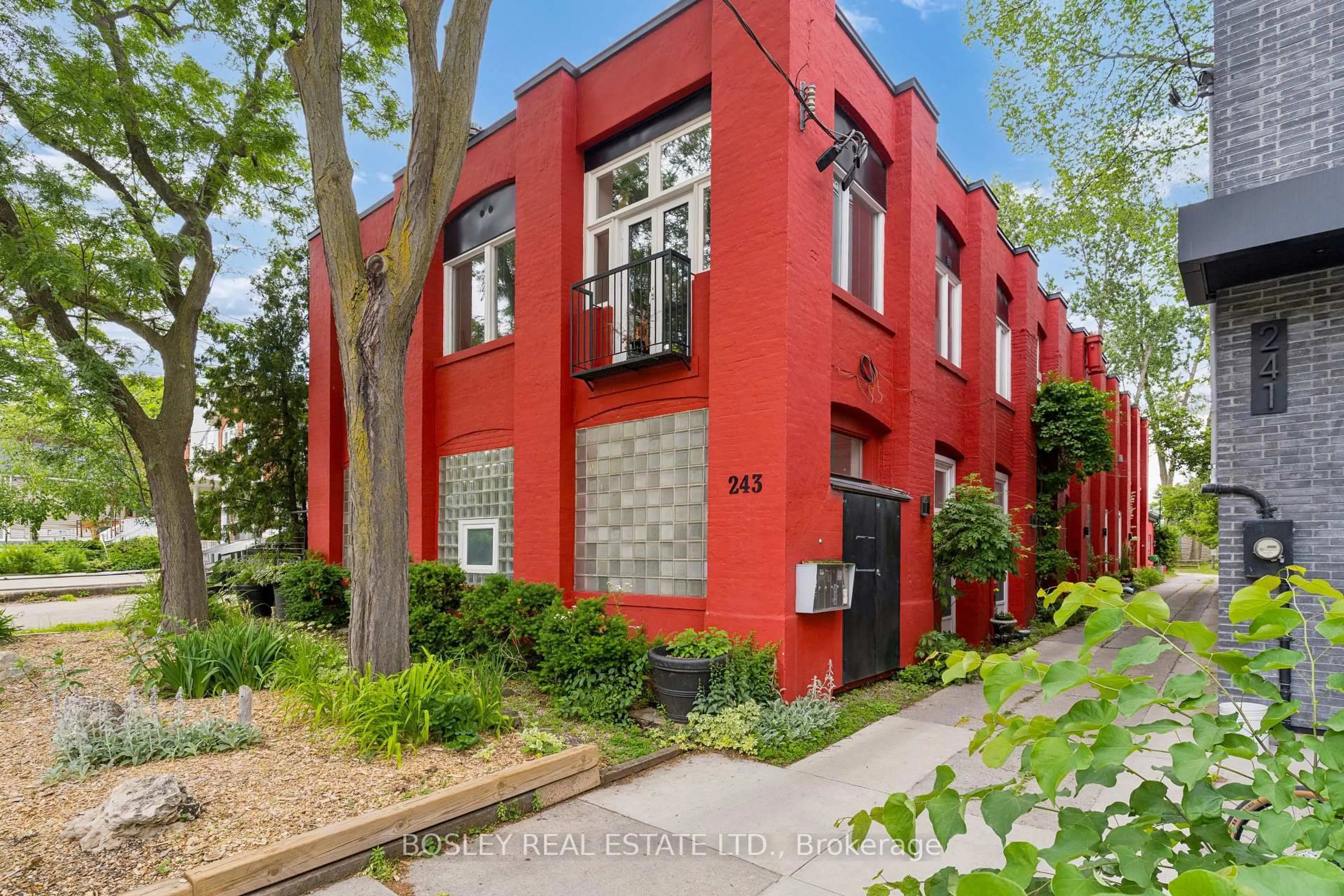 Home with brick exterior material, street for 243 Macdonell Ave #6, Toronto Ontario M6R 2A9