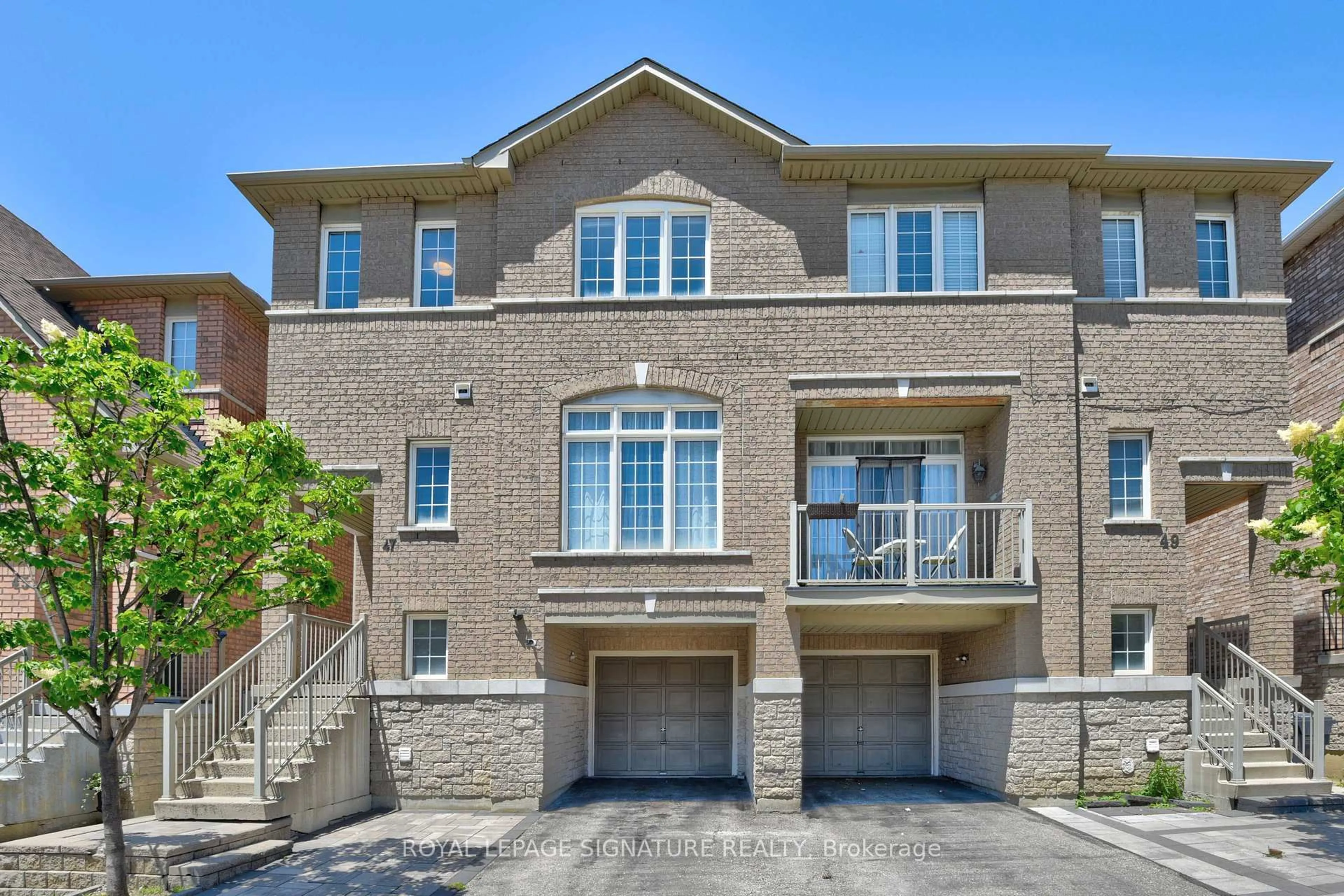 Home with brick exterior material, street for 7155 Magistrate Terr #47, Mississauga Ontario L5W 1Y8