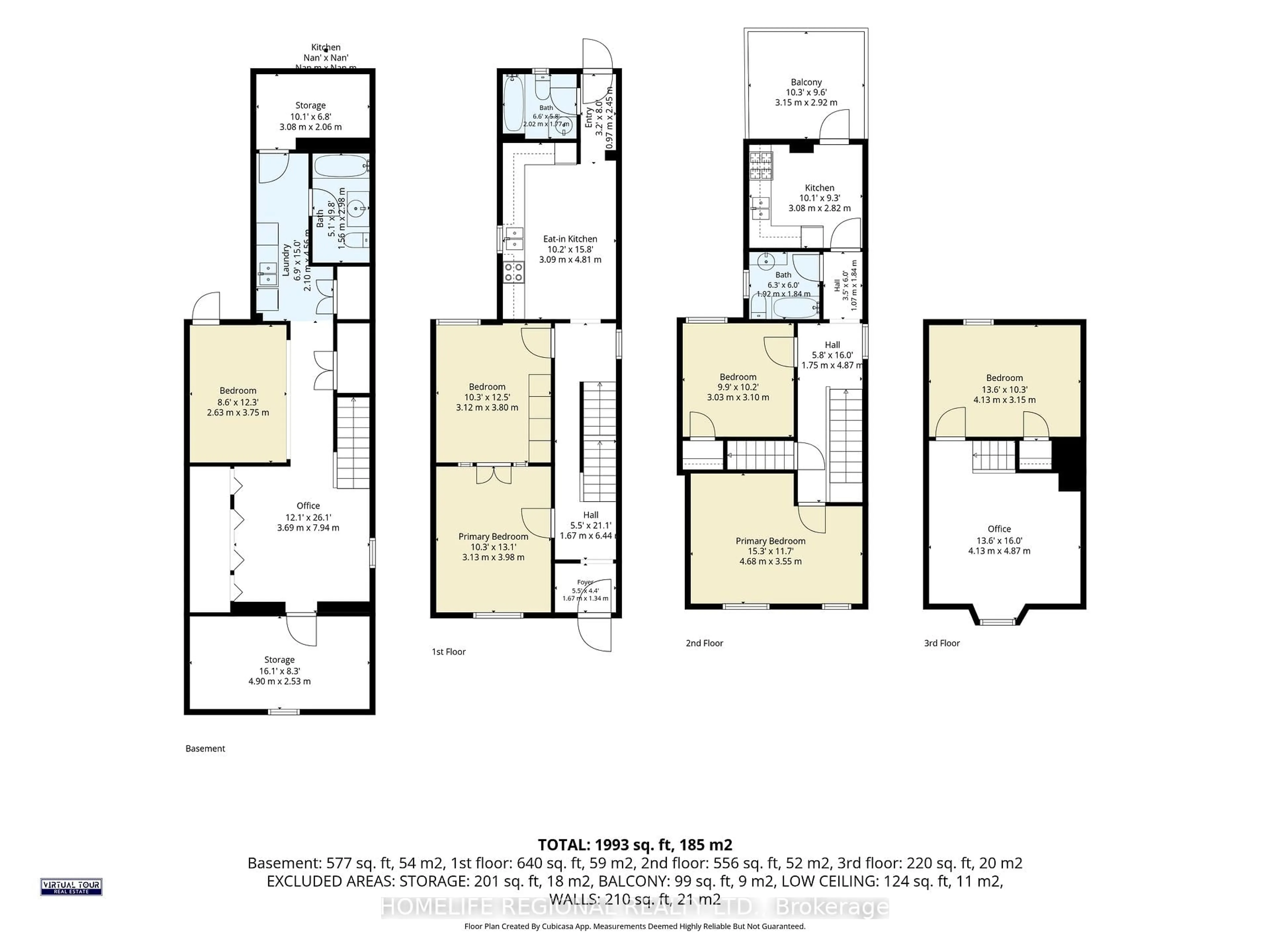 Floor plan for 122 Emerson Ave, Toronto Ontario M6H 3T1