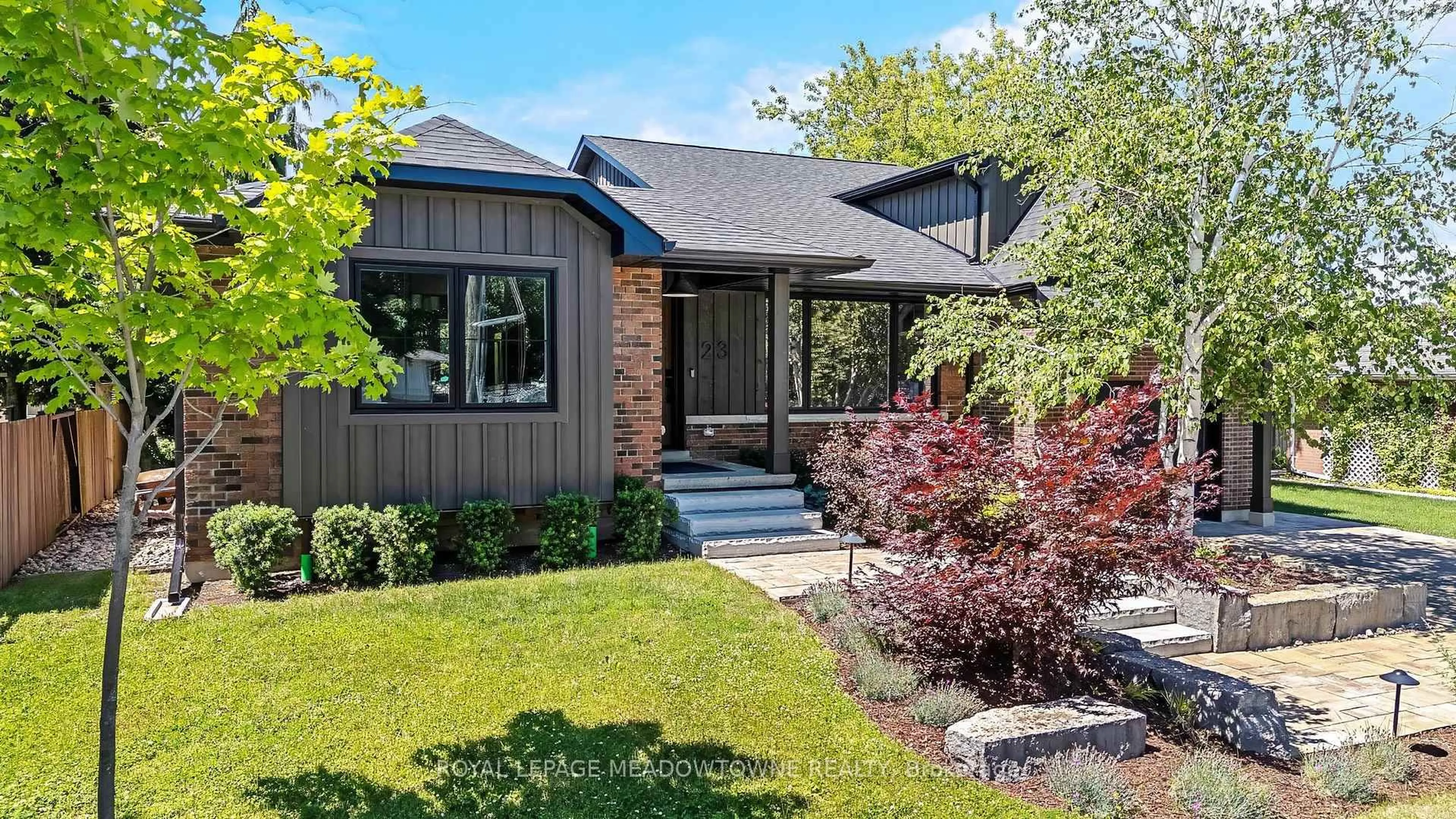 Home with brick exterior material, street for 23 Mackenzie Dr, Halton Hills Ontario L7G 4C1