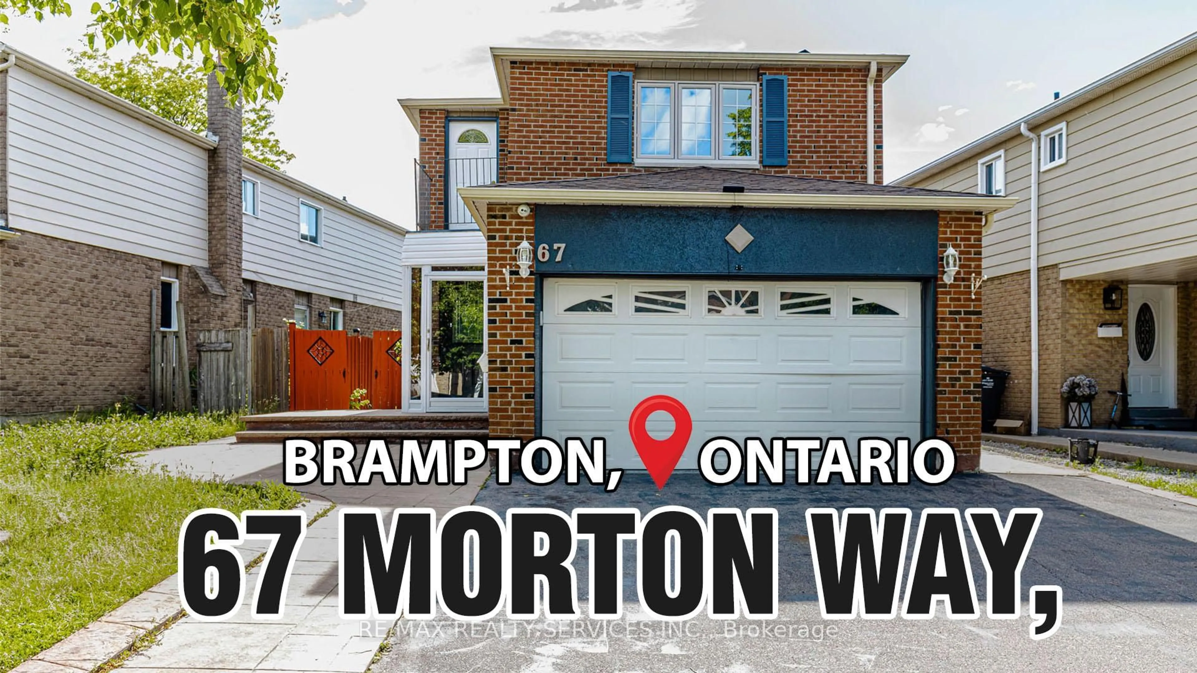 Home with brick exterior material, mountain view for 67 Morton Way, Brampton Ontario L6Y 2P4