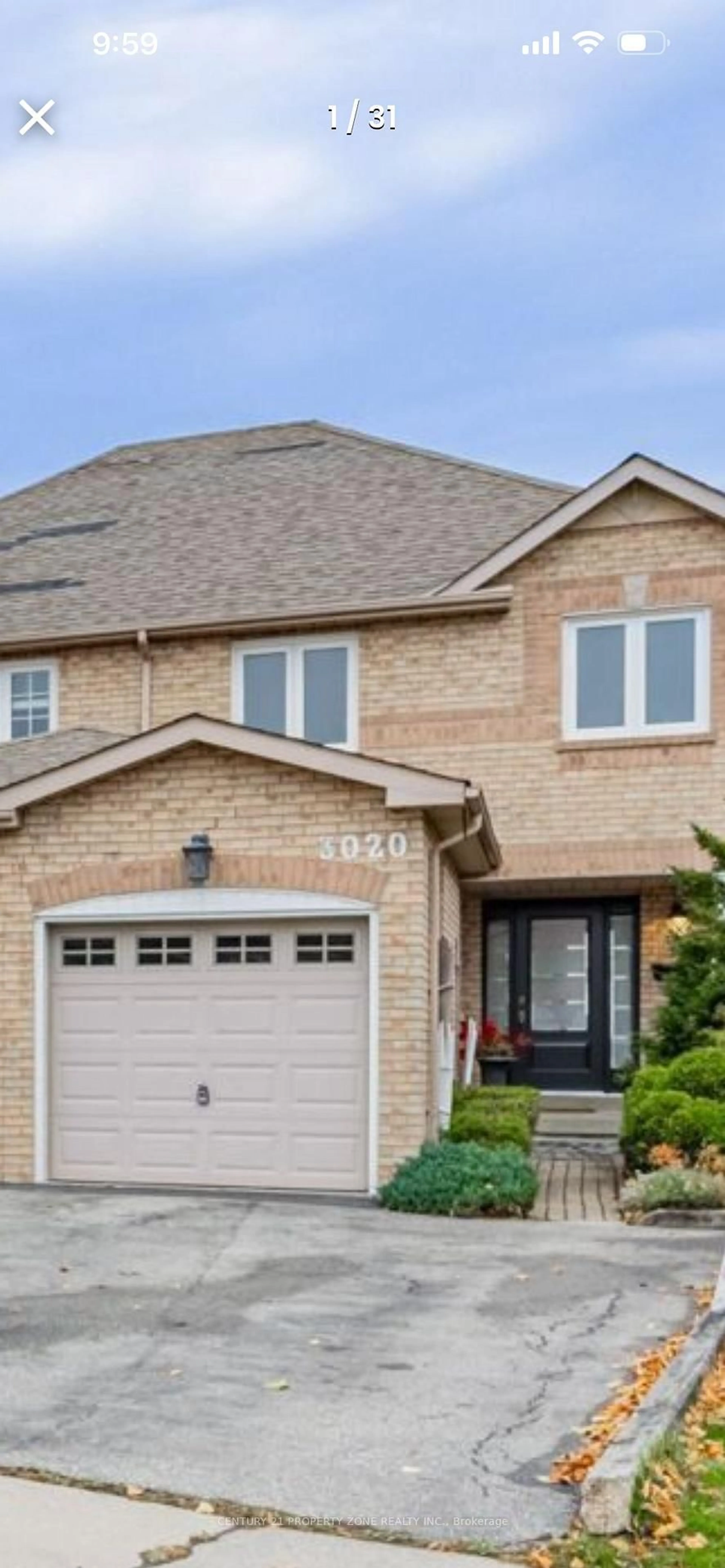 Home with brick exterior material, street for 3020 Pendleton Rd, Mississauga Ontario L5N 7C5