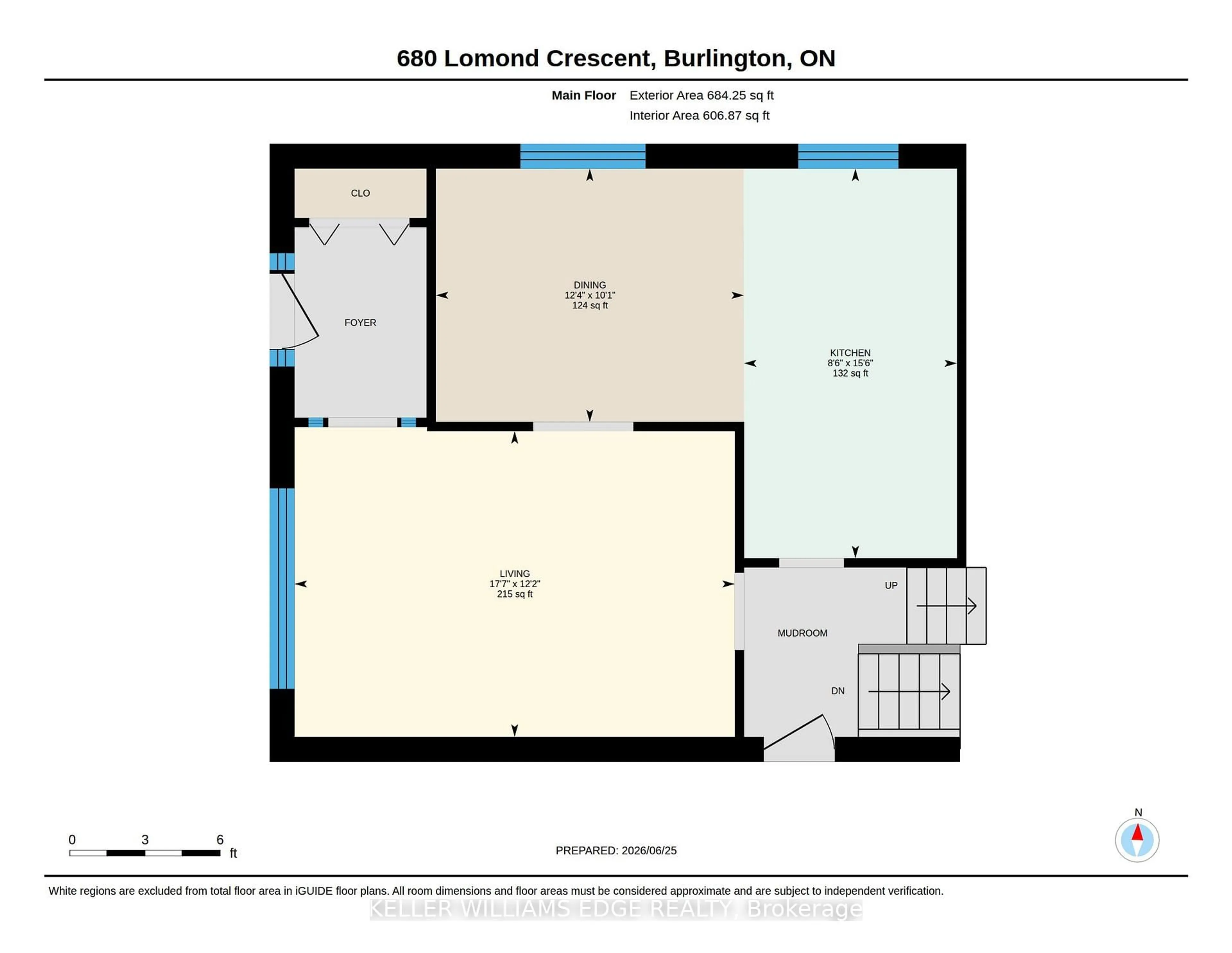 Floor plan for 680 Lomond Cres, Burlington Ontario L7L 2P1