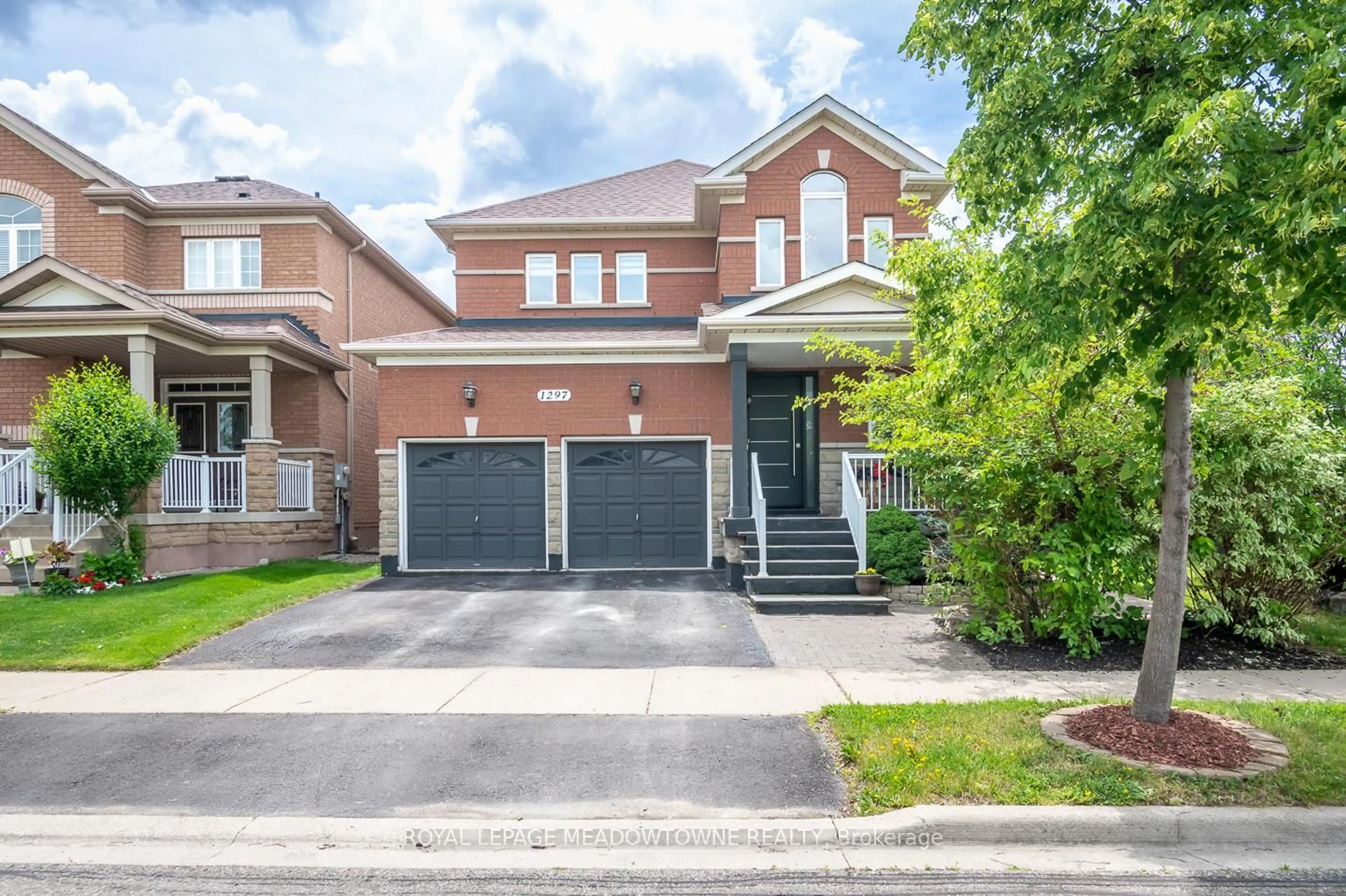 Home with brick exterior material, street for 1297 Roper Dr, Milton Ontario L9T 6E5
