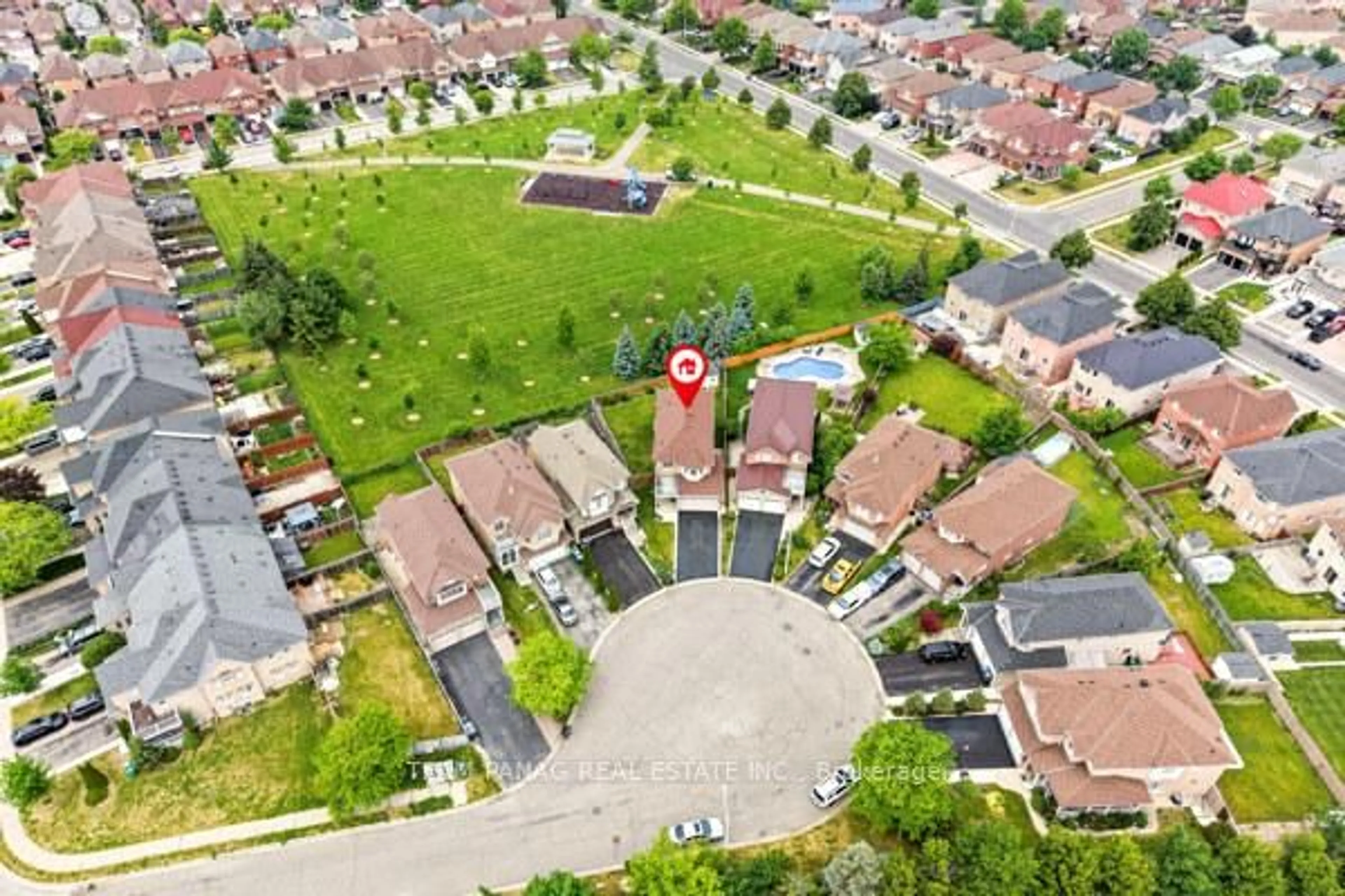 A pic from outside/outdoor area/front of a property/back of a property/a pic from drone, street for 12 Stirrup Crt, Brampton Ontario L6X 4Y1
