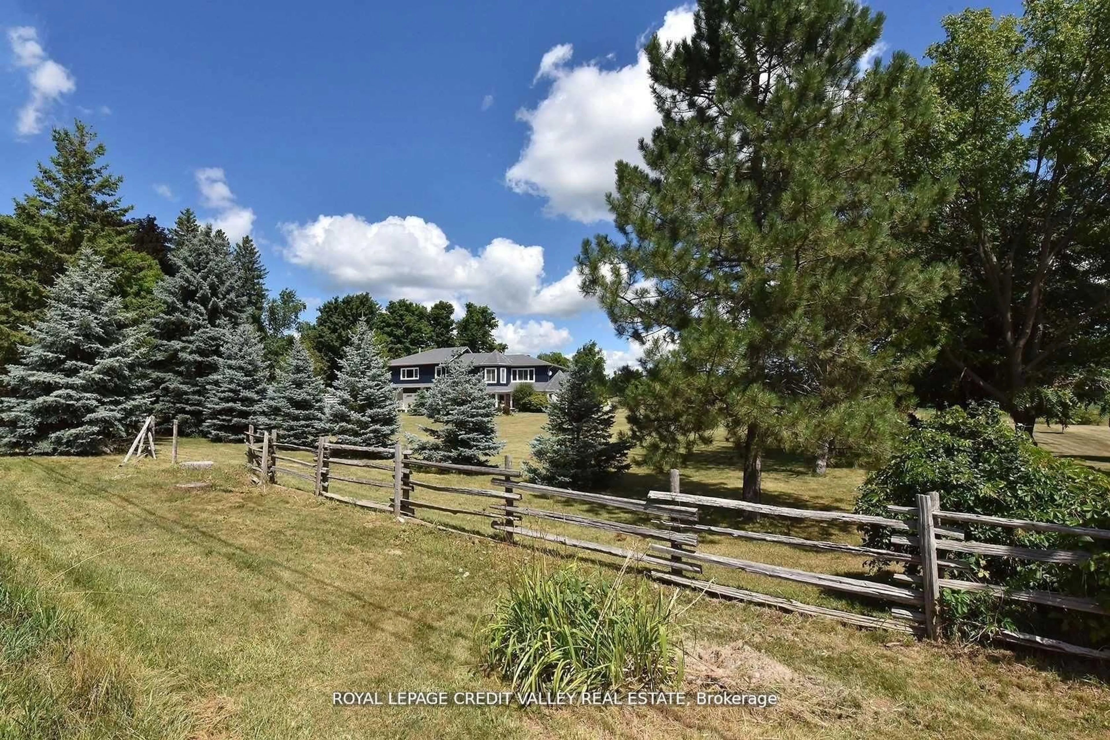 A pic from outside/outdoor area/front of a property/back of a property/a pic from drone, mountain view for 15795 Winston Churchill Blvd, Caledon Ontario L7C 1S9