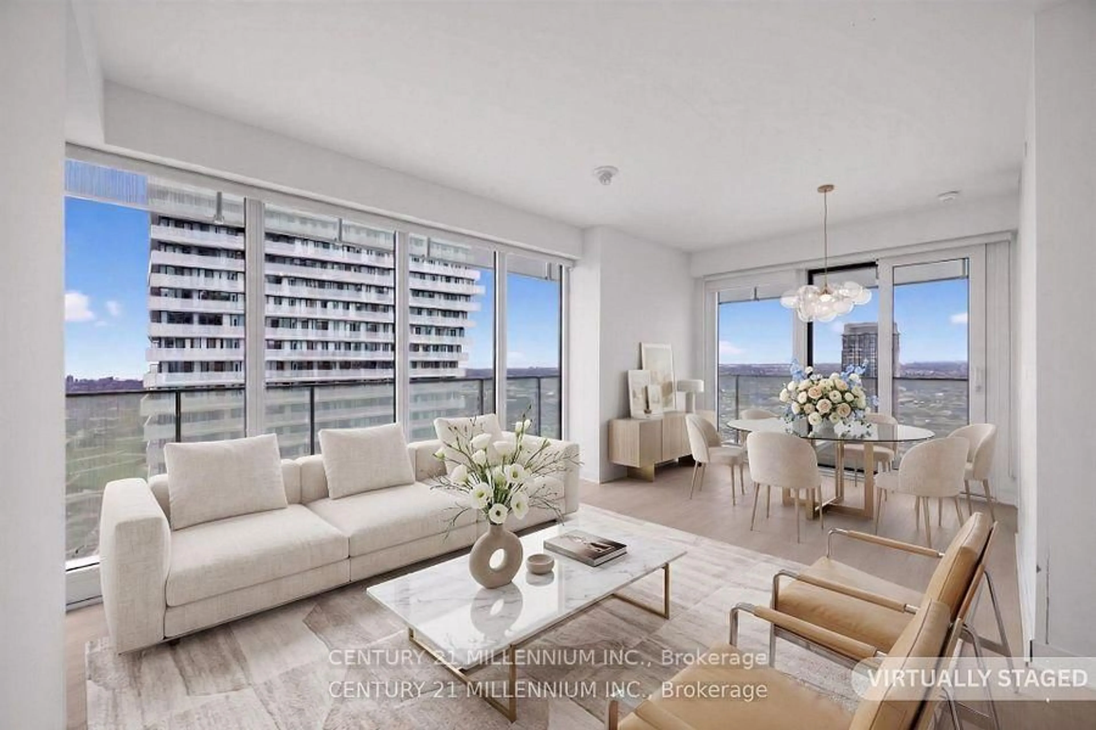 Living room with furniture, unknown for 3900 Confederation Pkwy #4104, Mississauga Ontario L5B 0K3