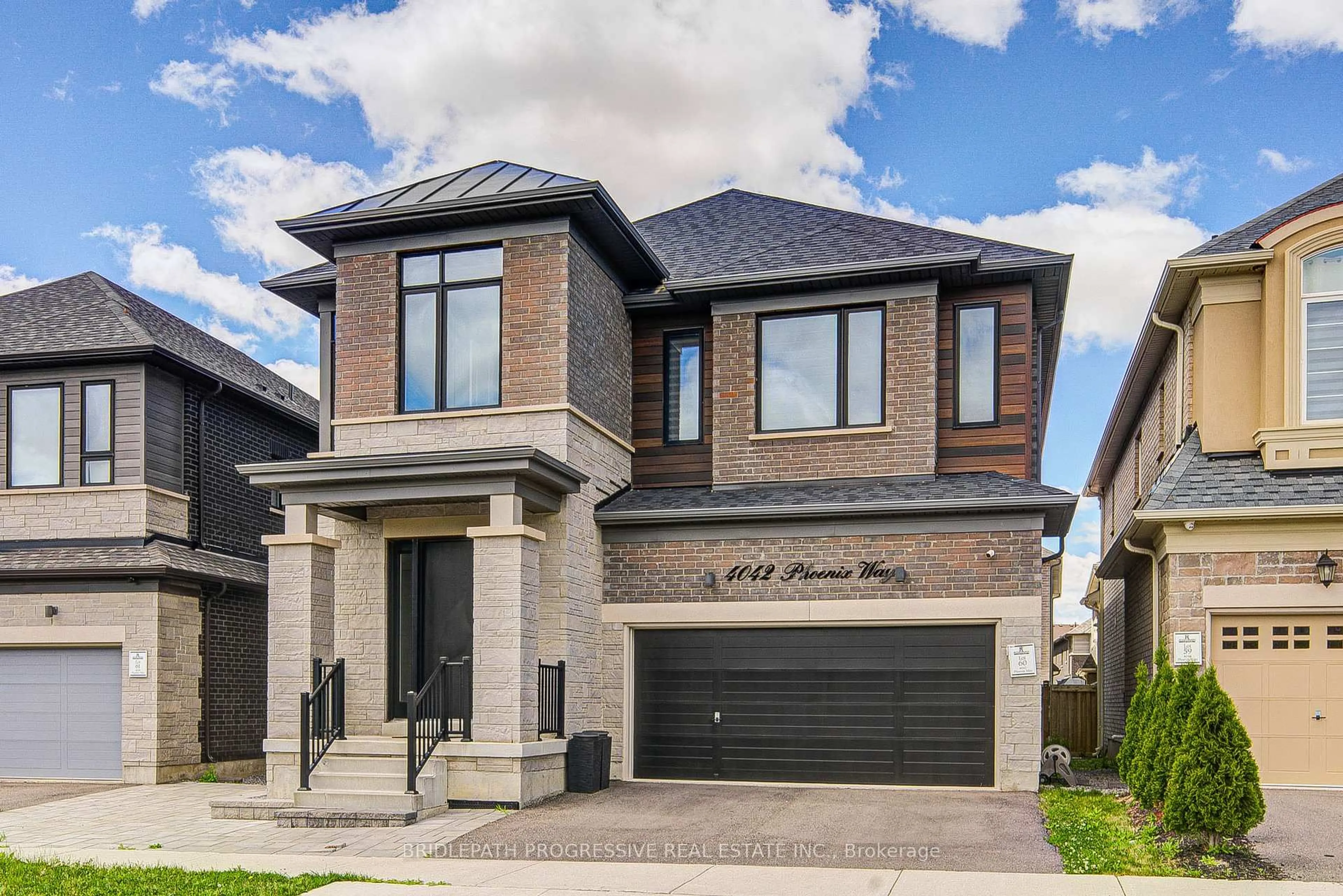 Home with brick exterior material, street for 4042 Phoenix Way, Oakville Ontario L6H 3R1