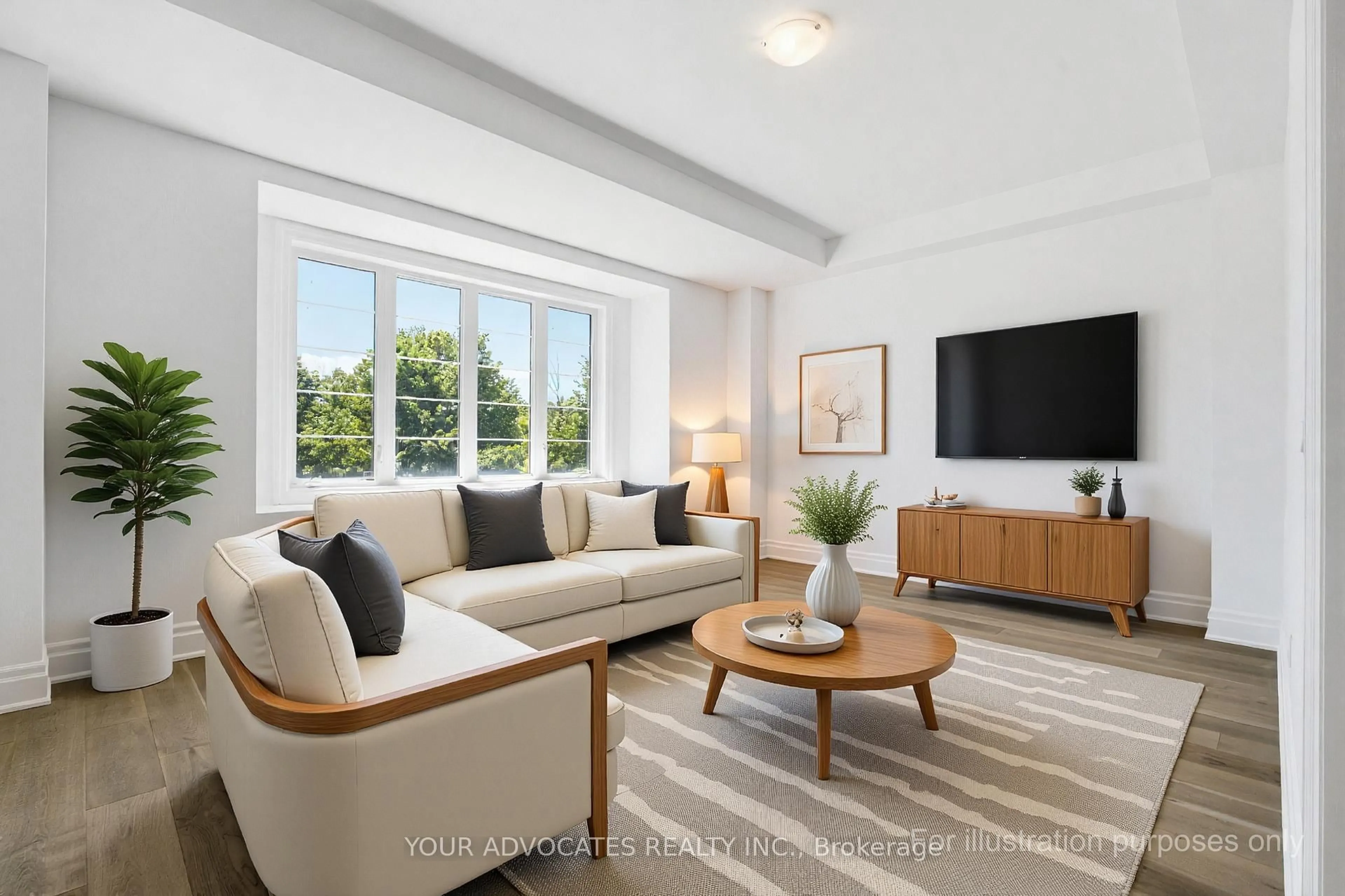 Living room with furniture, unknown for 19 Swamp Sparrow Crt, Caledon Ontario L7C 4M7