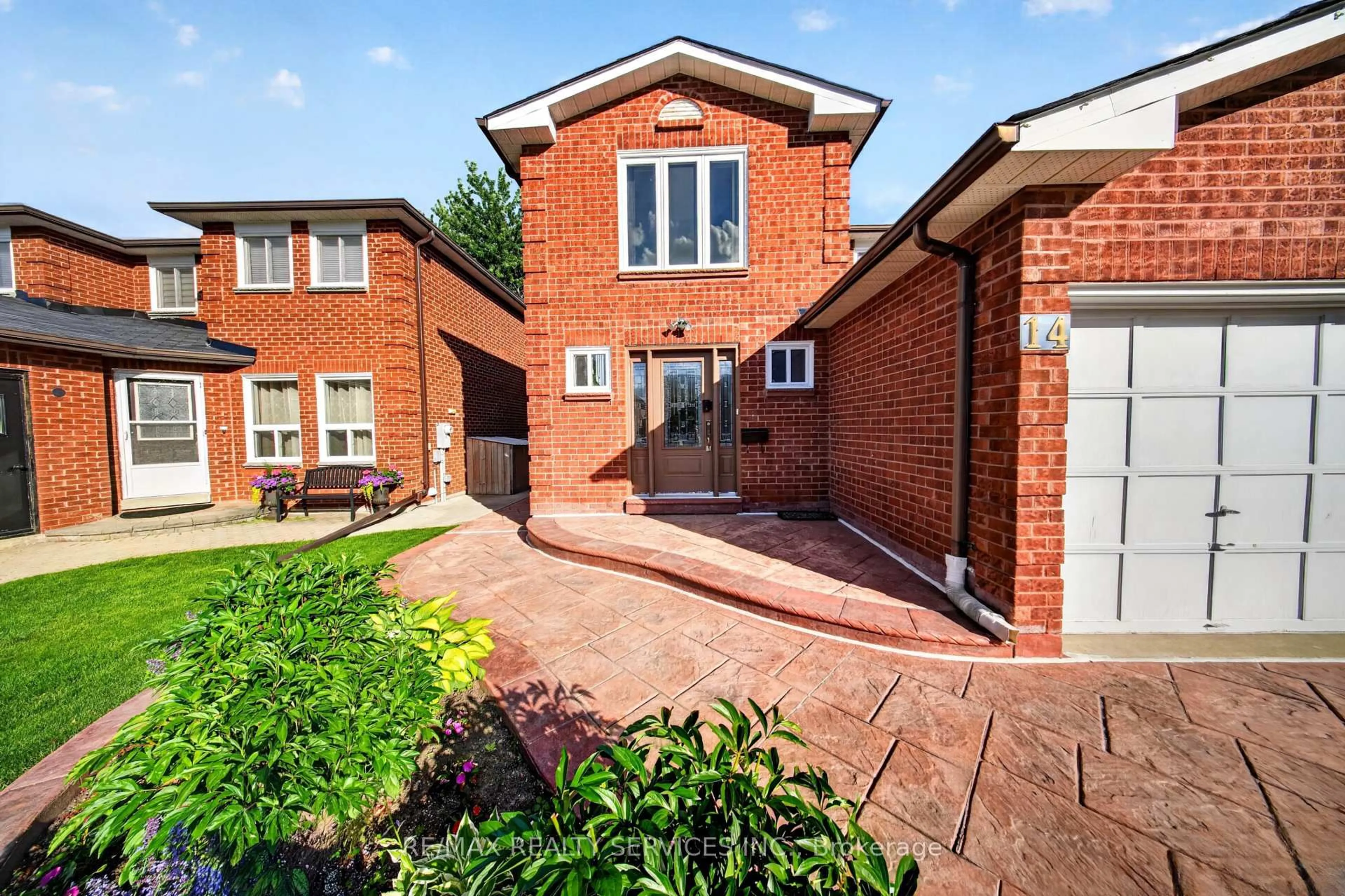 Home with brick exterior material, street for 14 Gatesgill St, Brampton Ontario L6X 3S4