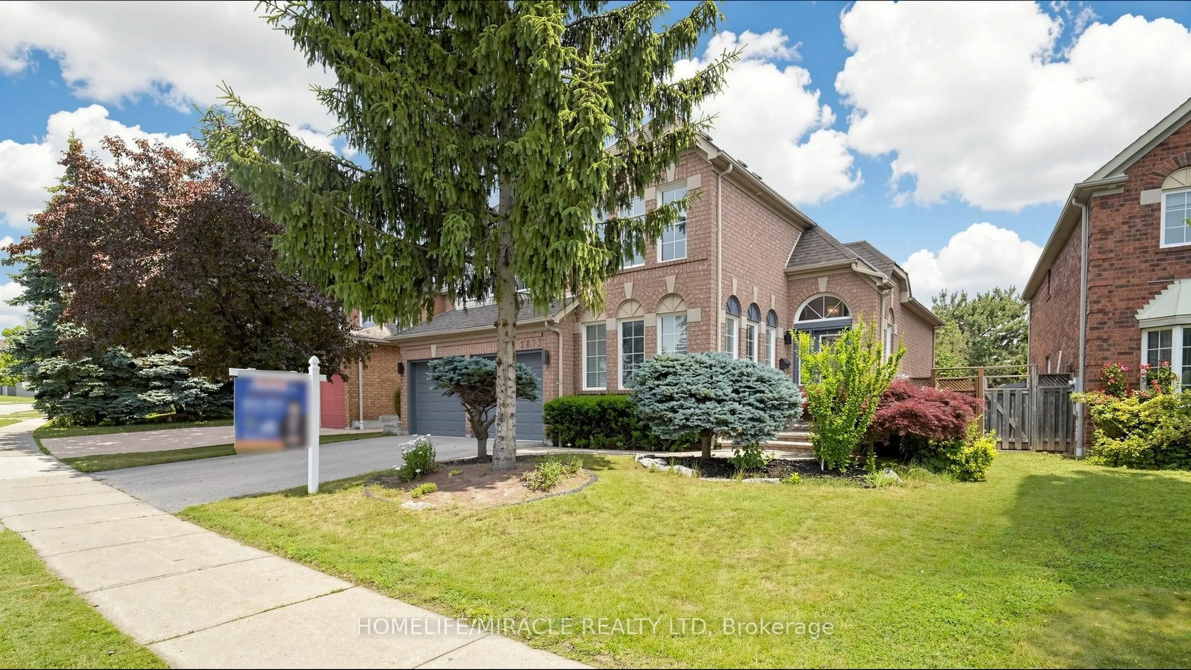 Home with brick exterior material, street for 2873 Peacock Dr, Mississauga Ontario L5M 5S2