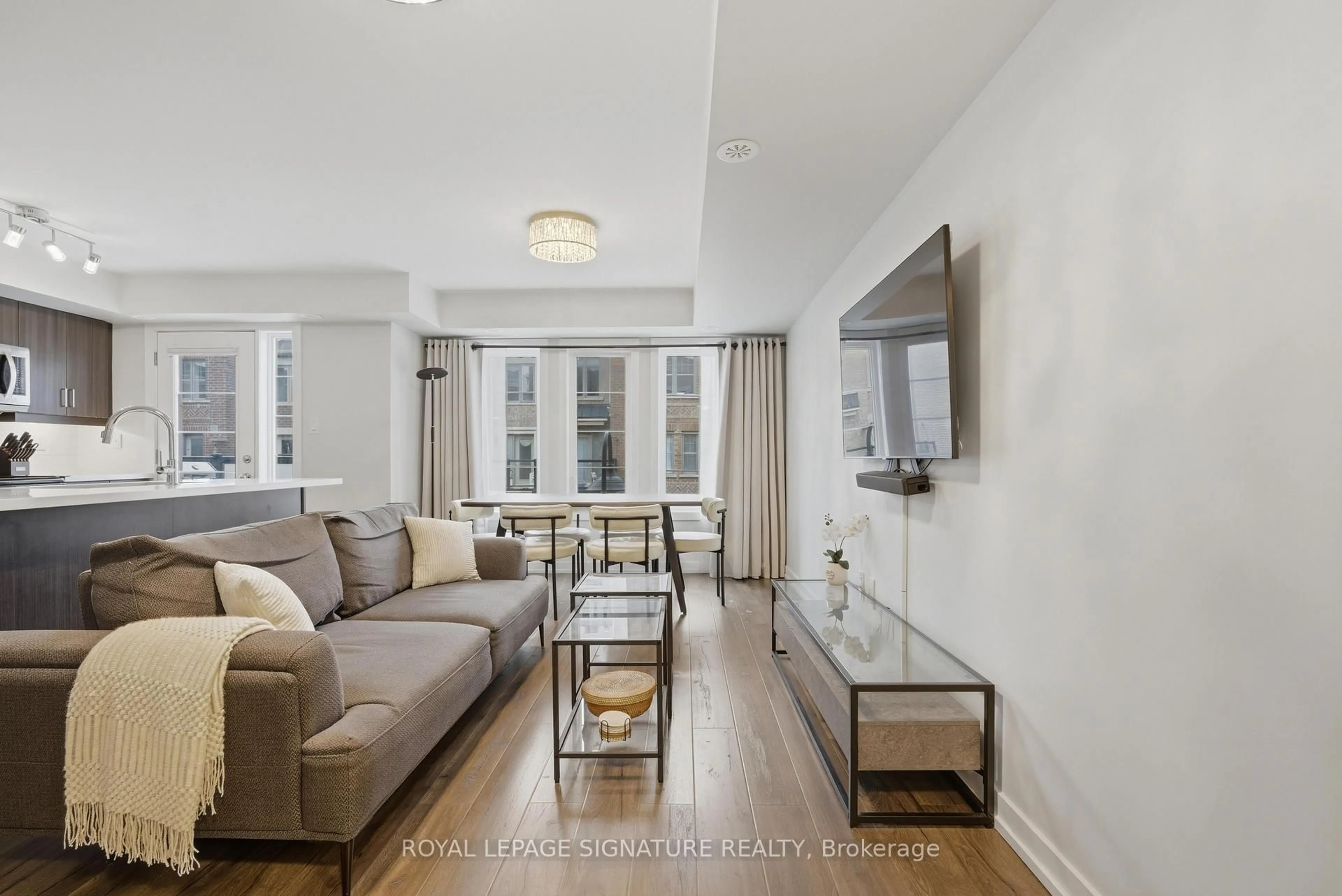 Living room with furniture, unknown for 2315 Sheppard Ave #50, Toronto Ontario M9M 0E8