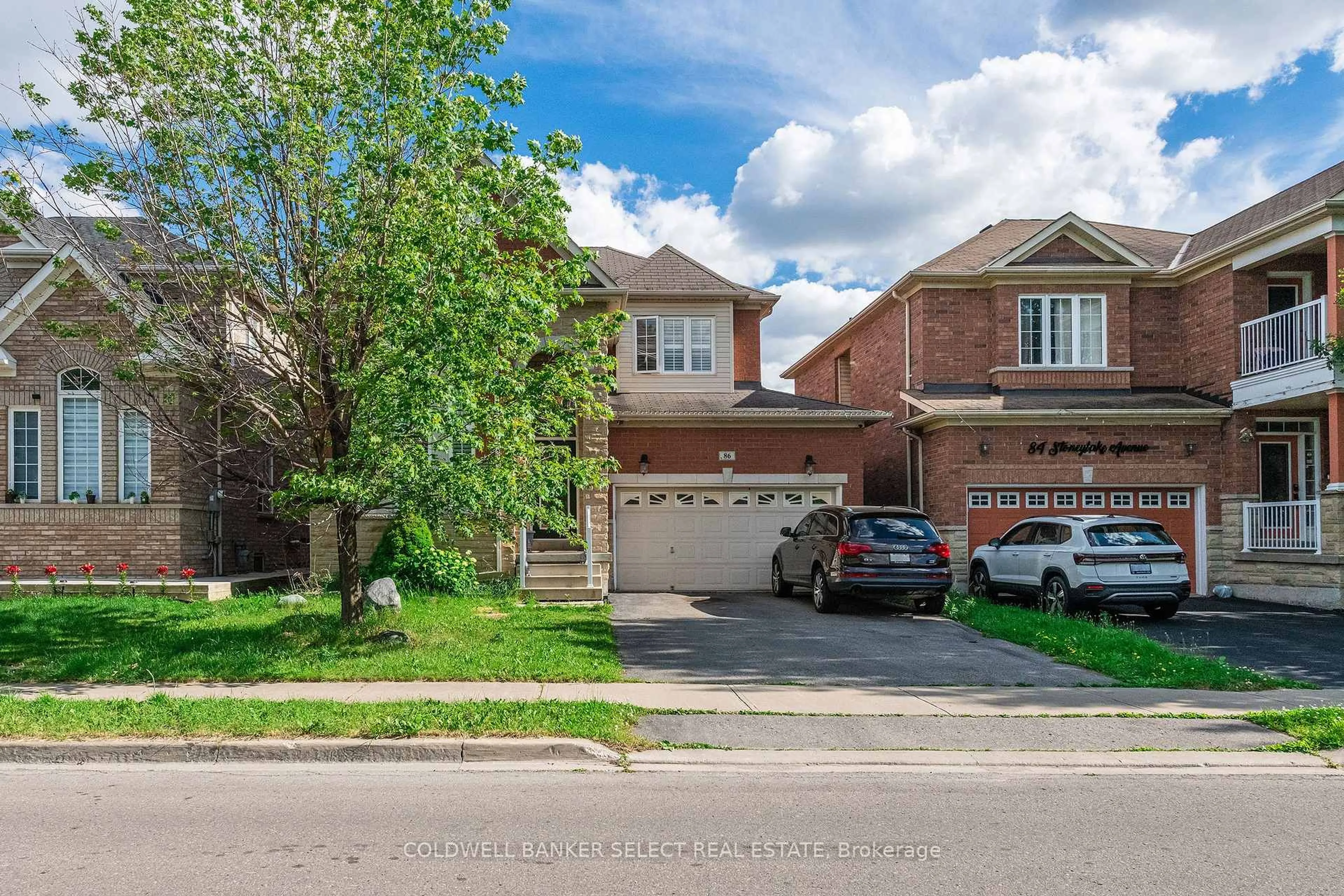 Home with brick exterior material, street for 86 Stoneylake Ave, Brampton Ontario L6V 4T4