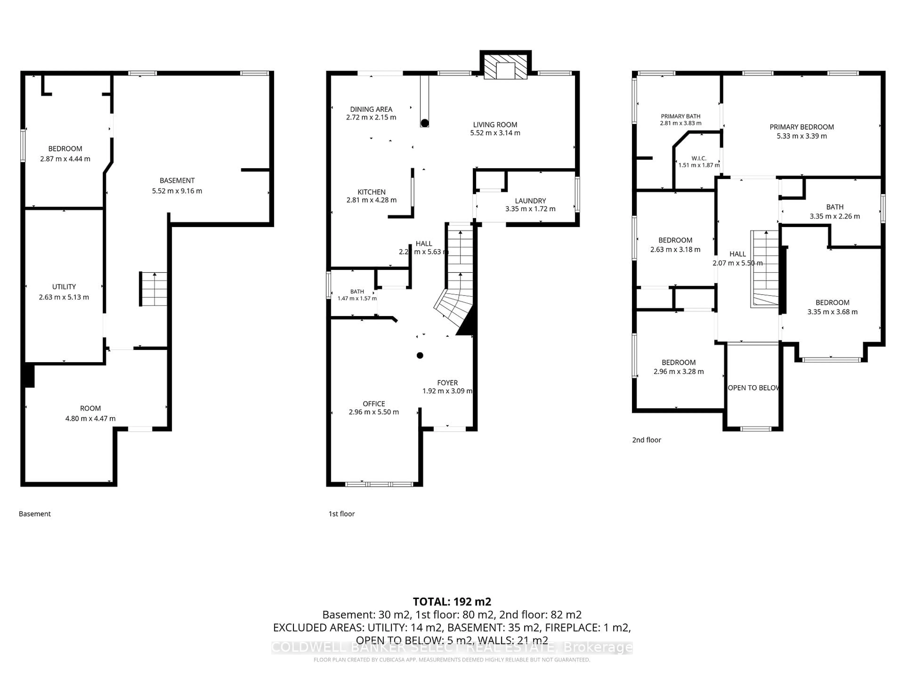Floor plan for 86 Stoneylake Ave, Brampton Ontario L6V 4T4