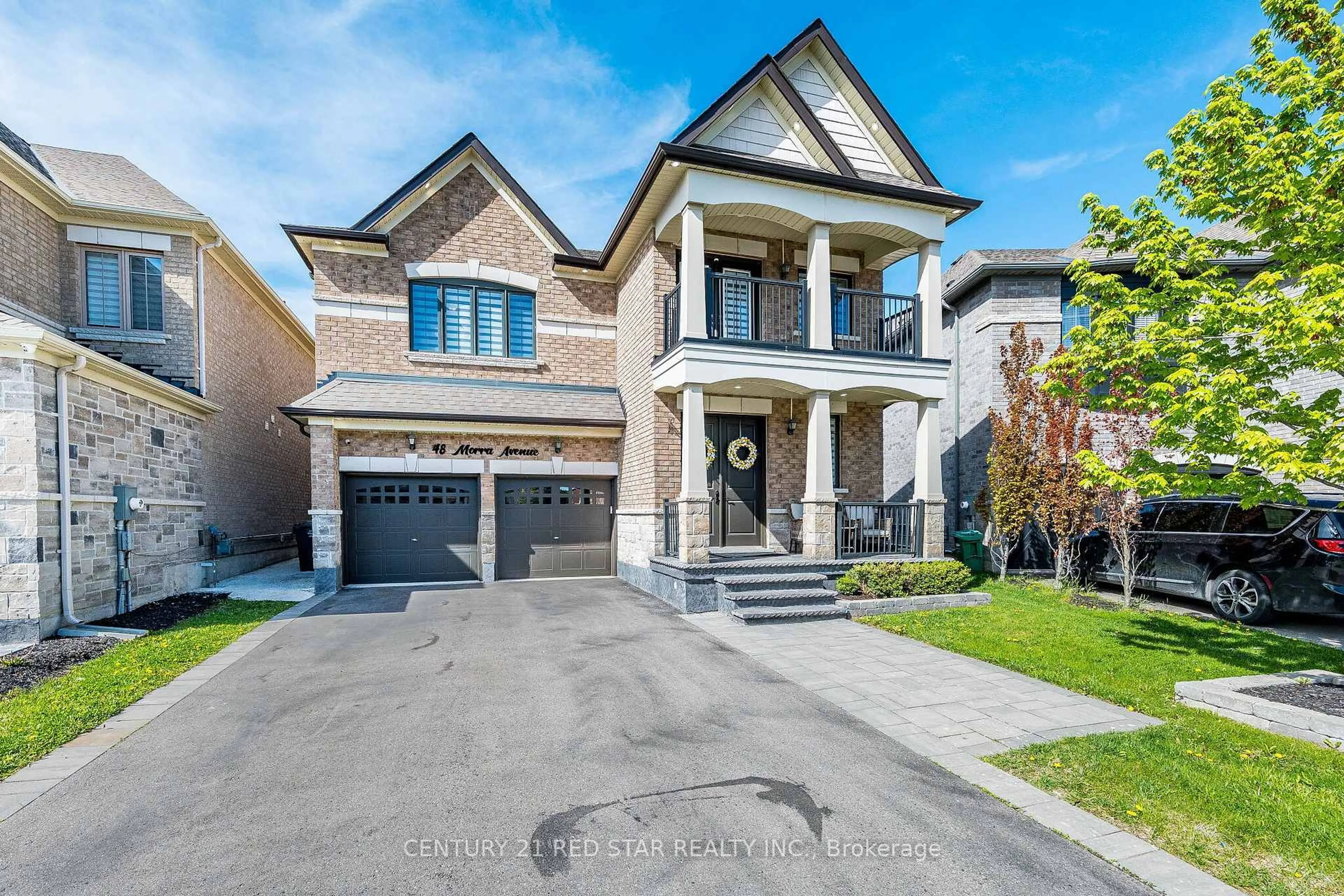 Home with brick exterior material, street for 48 Morra Ave, Caledon Ontario L7E 4K6
