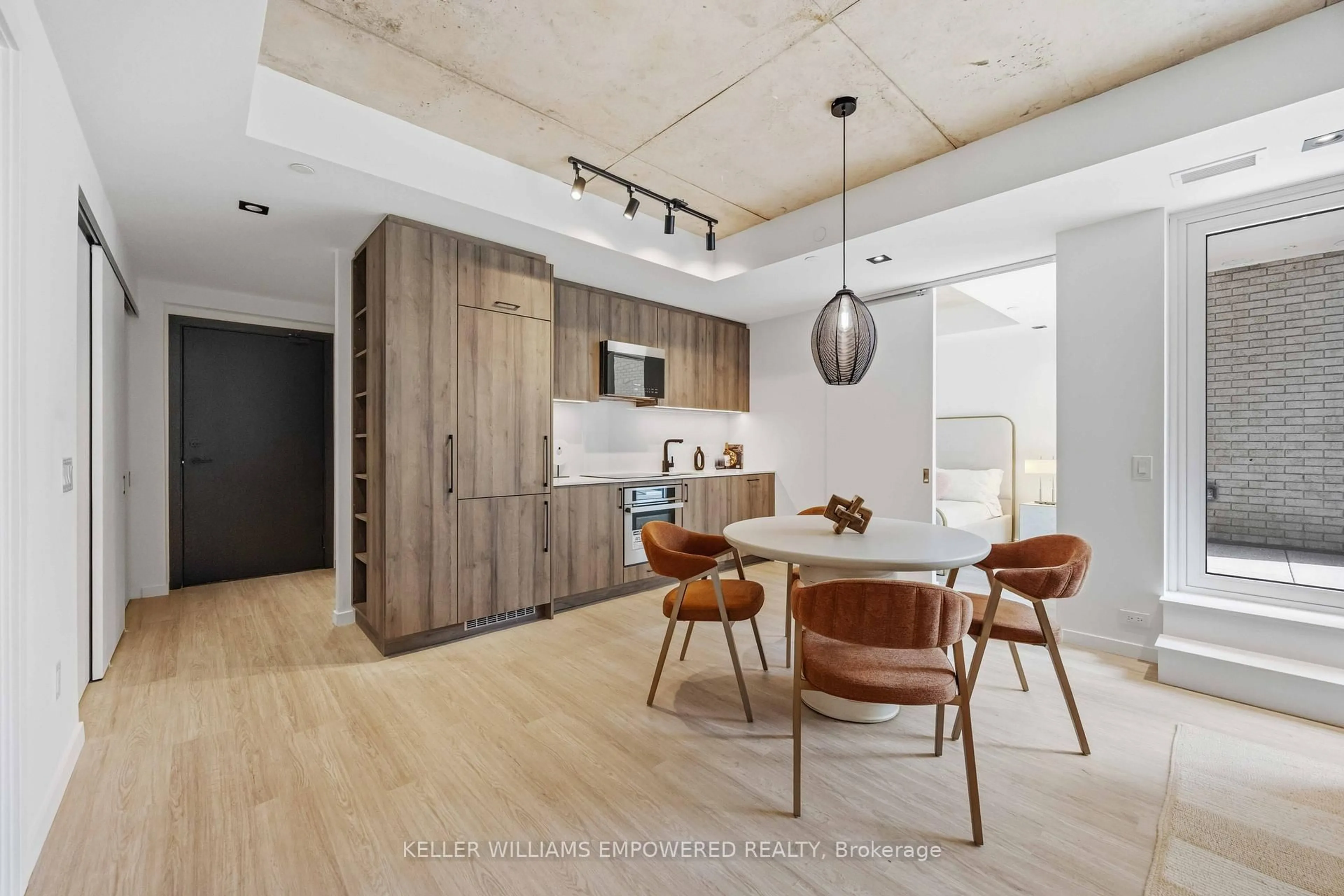 Open concept kitchen, unknown for 689 The Queensway St #231, Toronto Ontario M8Y 1L1