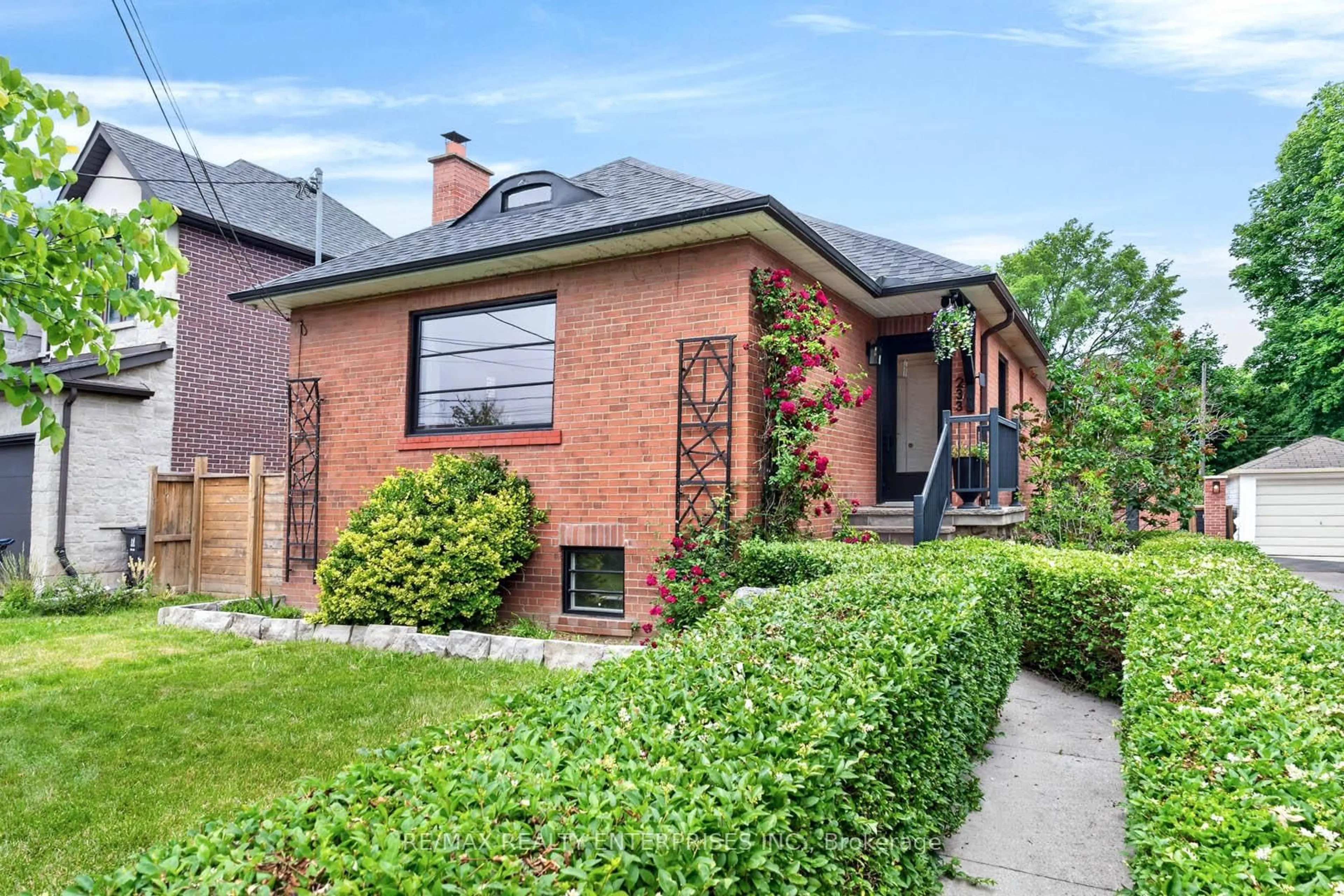 Home with brick exterior material, street for 233 Rosemount Ave, Toronto Ontario M9N 3C5