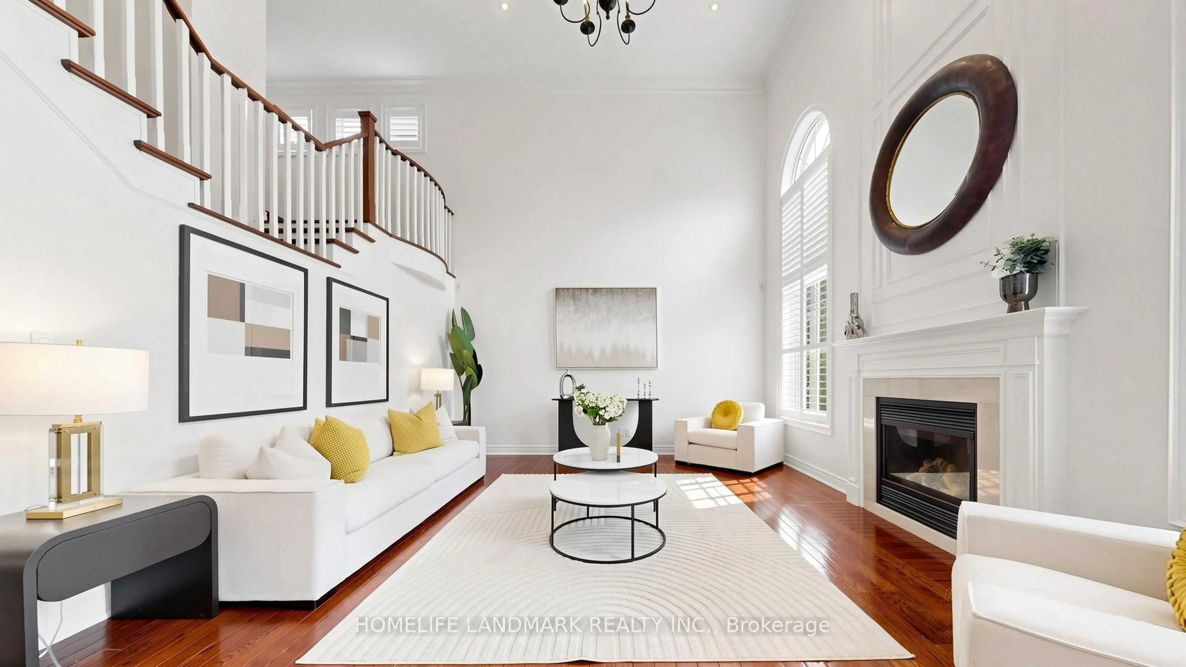 Living room with furniture, unknown for 2508 Hemmford Dr, Oakville Ontario L6M 4R6