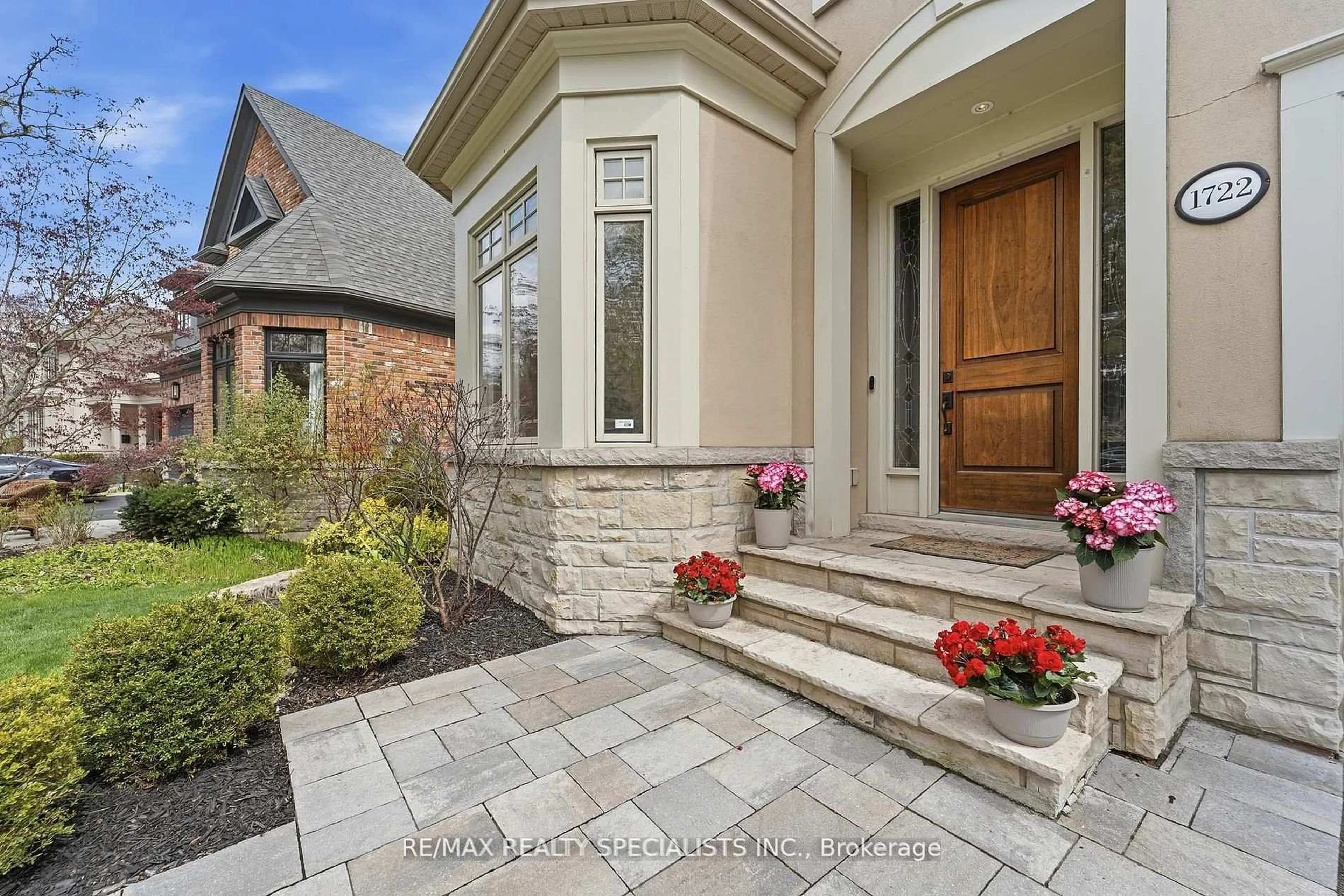 Home with brick exterior material, street for 1722 The Pines, Mississauga Ontario L5J 4V5