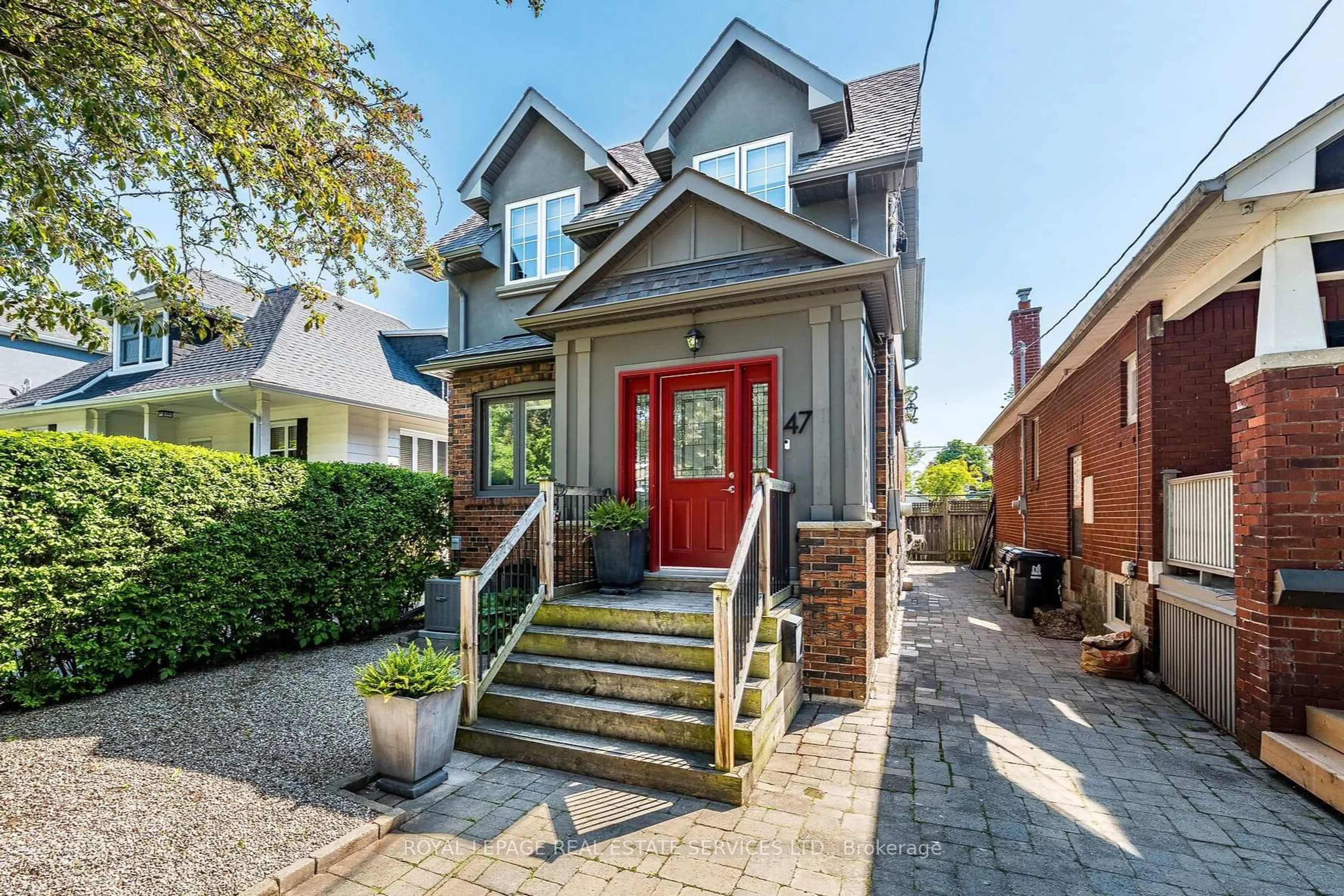 Home with brick exterior material, street for 47 Third St, Toronto Ontario M8V 2X7