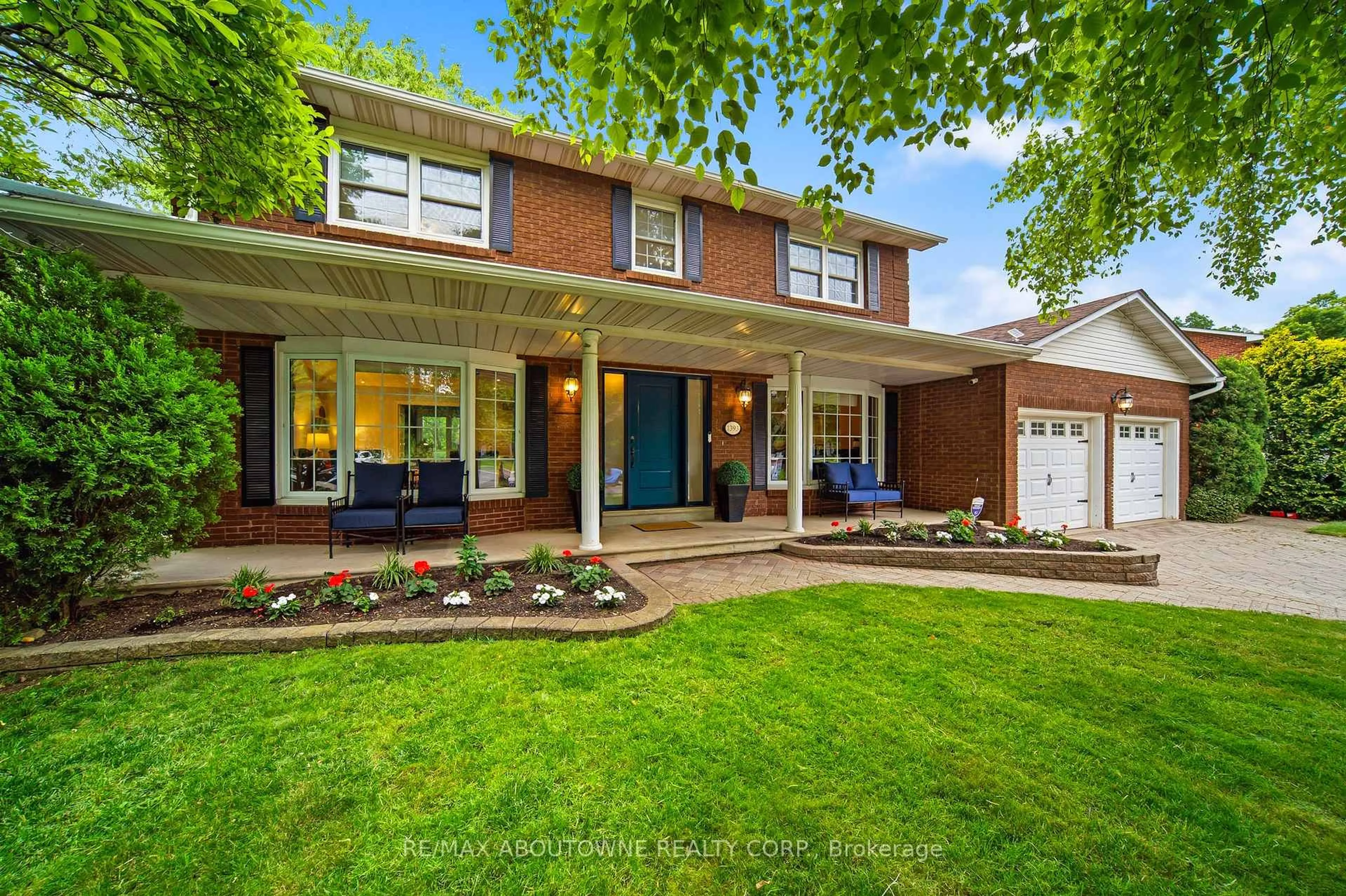 Home with brick exterior material, street for 1393 Peerless Crt, Oakville Ontario L6H 3A4