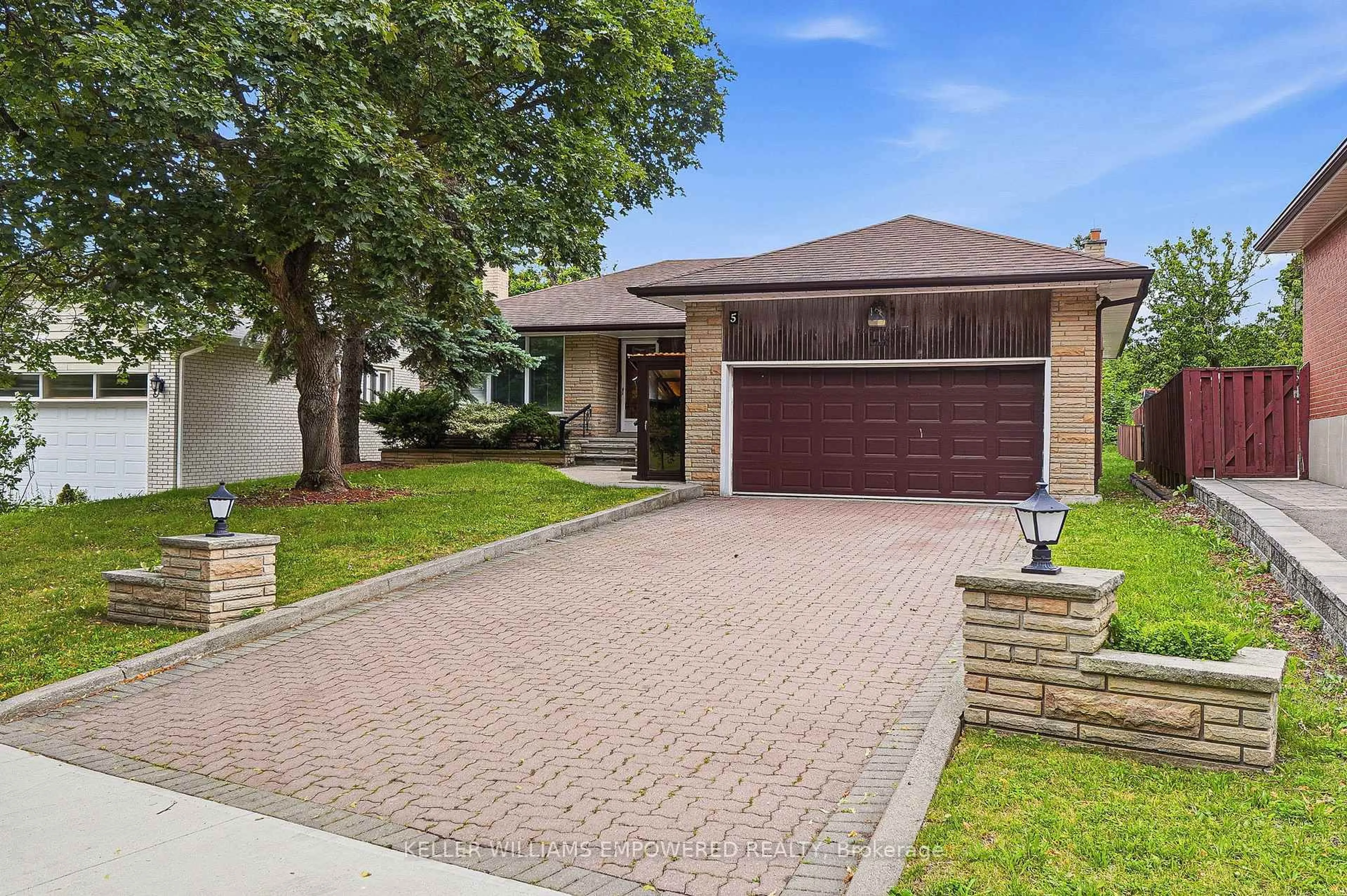 Home with brick exterior material, street for 5 Allanhurst Dr, Toronto Ontario M9A 4J4
