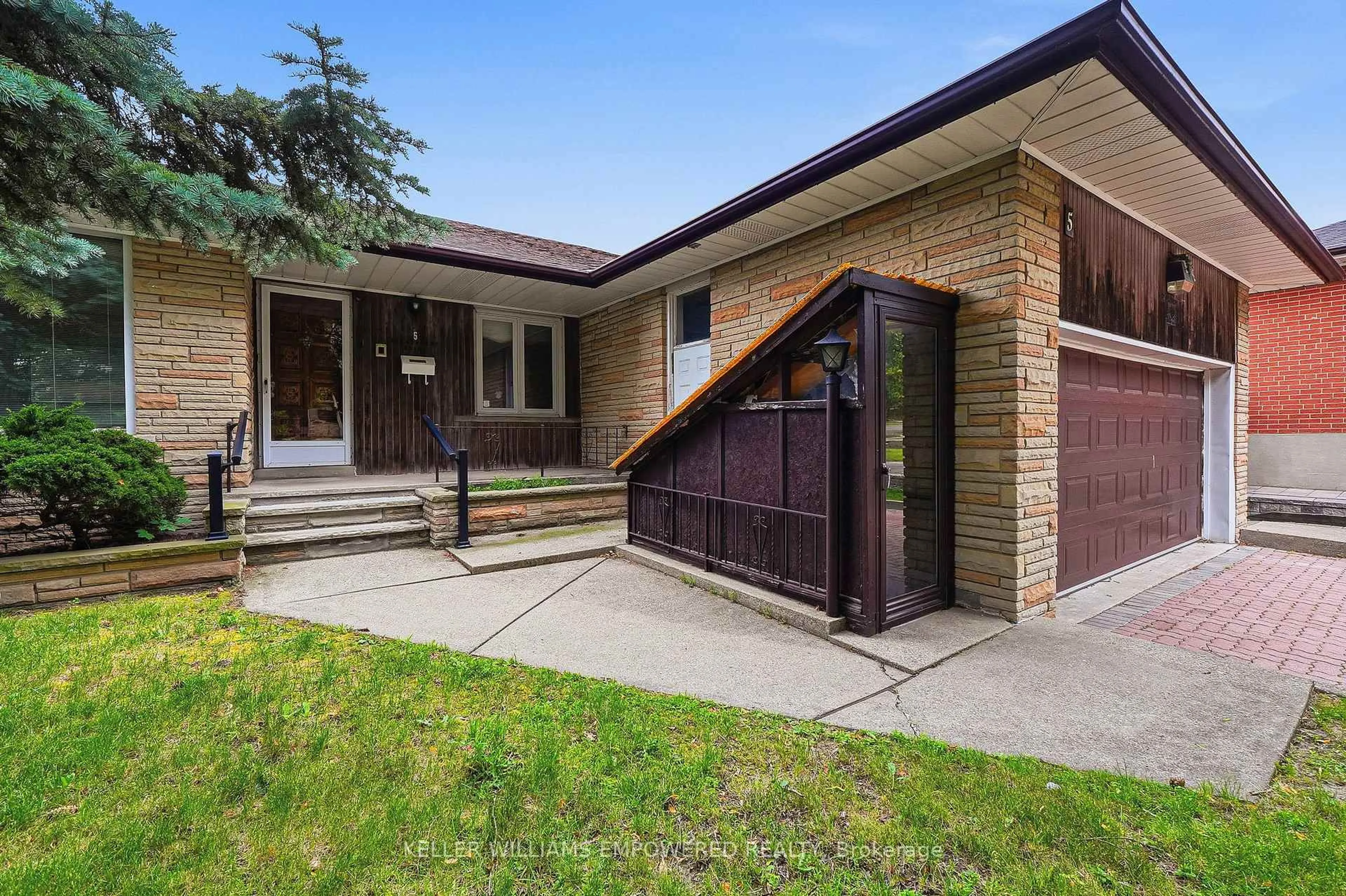 Home with brick exterior material, street for 5 Allanhurst Dr, Toronto Ontario M9A 4J4